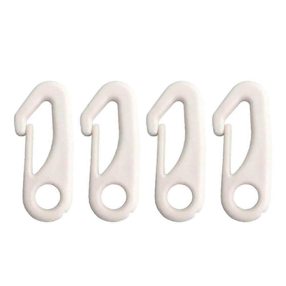 4 Pcs Flagpole Clip Hook Nylon Flagpole Attachment - Attaches Flags to Flagpoles with Strings