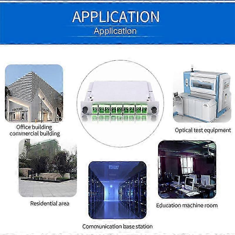 SC PLC 1X8 Splitter Fiber Optical Box FTTH PLC Splitter Box with 1X8 Planar Waveguide Type Optical