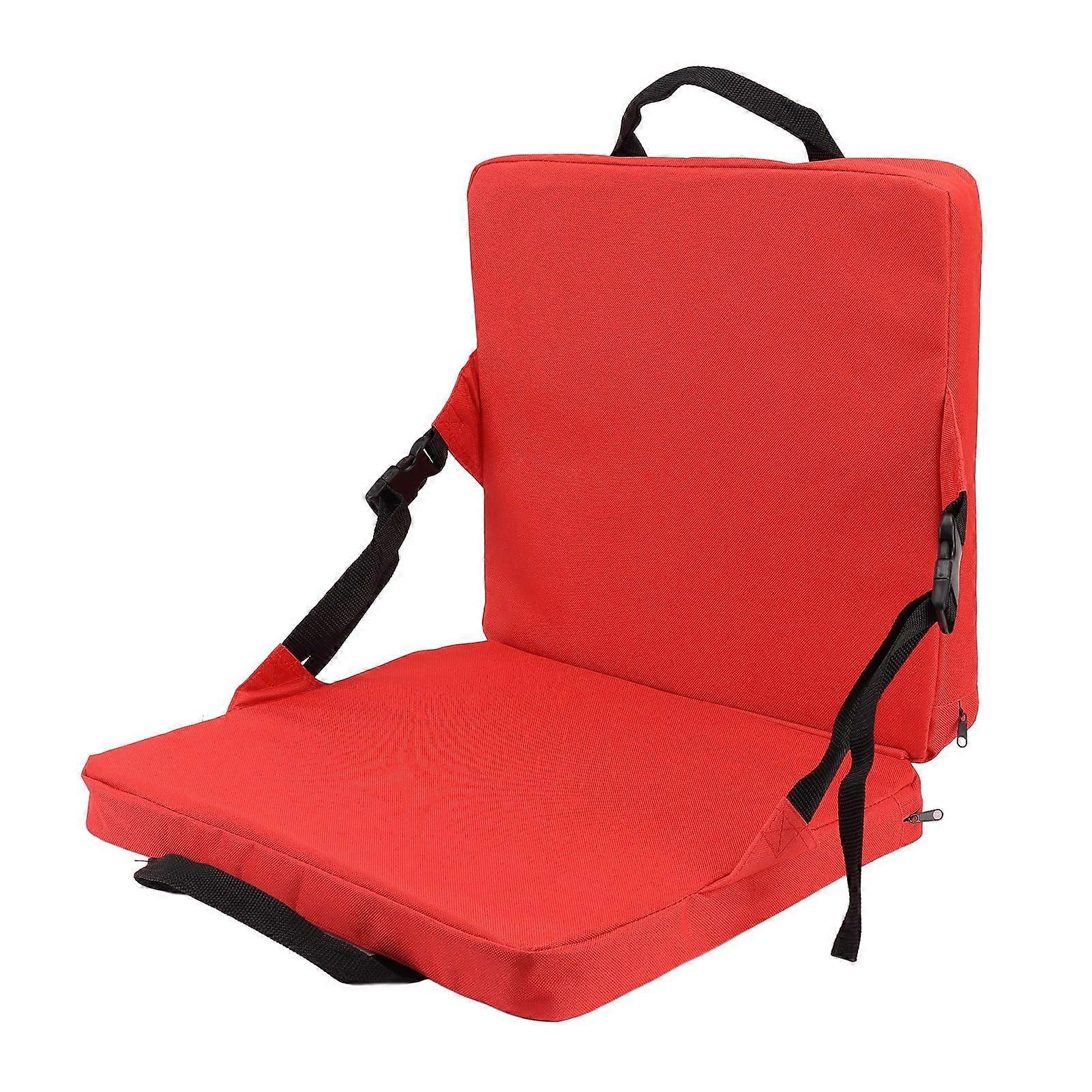 Folding Stadium Seat Cushion, Oxford Fabric, Comfortable with Zipper