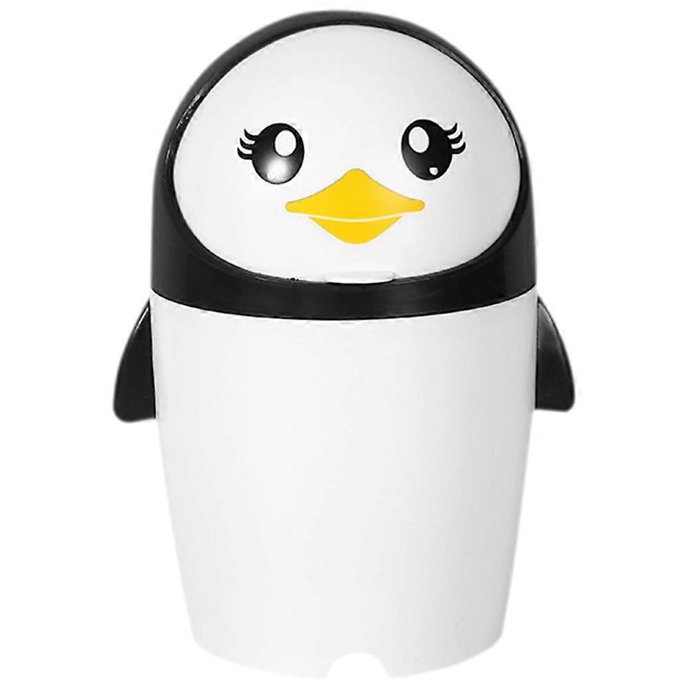 Cute Cartoon Penguin Bin, Efficient Waste Management Solution for Limited Spaces, Sturdy