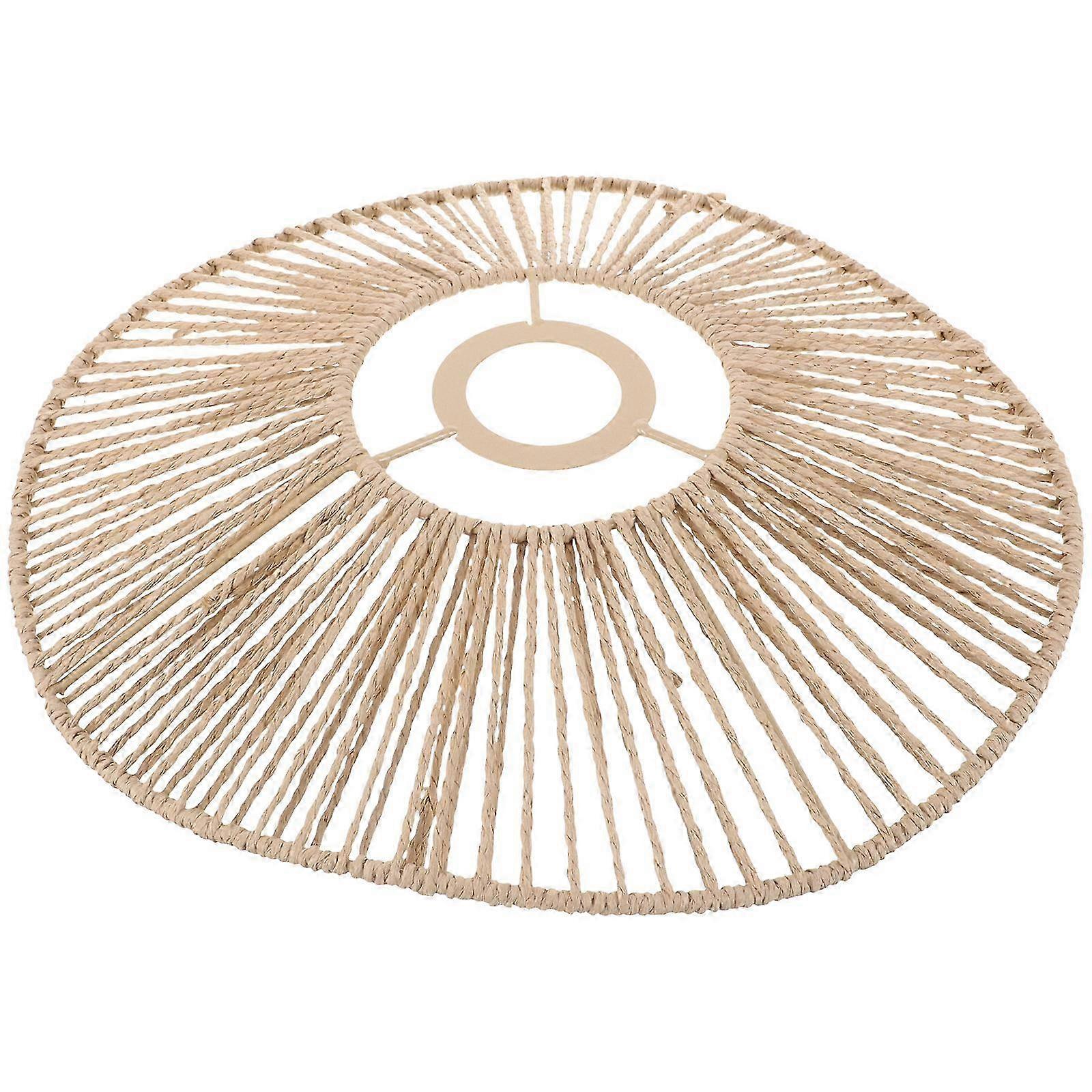 2025 Small Lampshade E27 Socket Ceiling Lamp Lampshade Simulated Rattan Lamp Shade