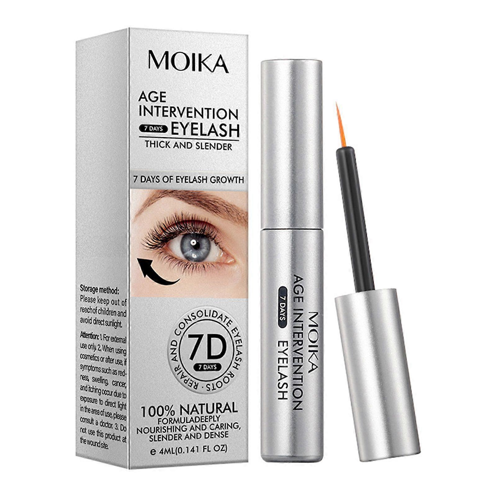 7D Eyelash Growth Serum Fast-Acting Eyelash Enhancer Liquid for Thicker & Longer Lashes