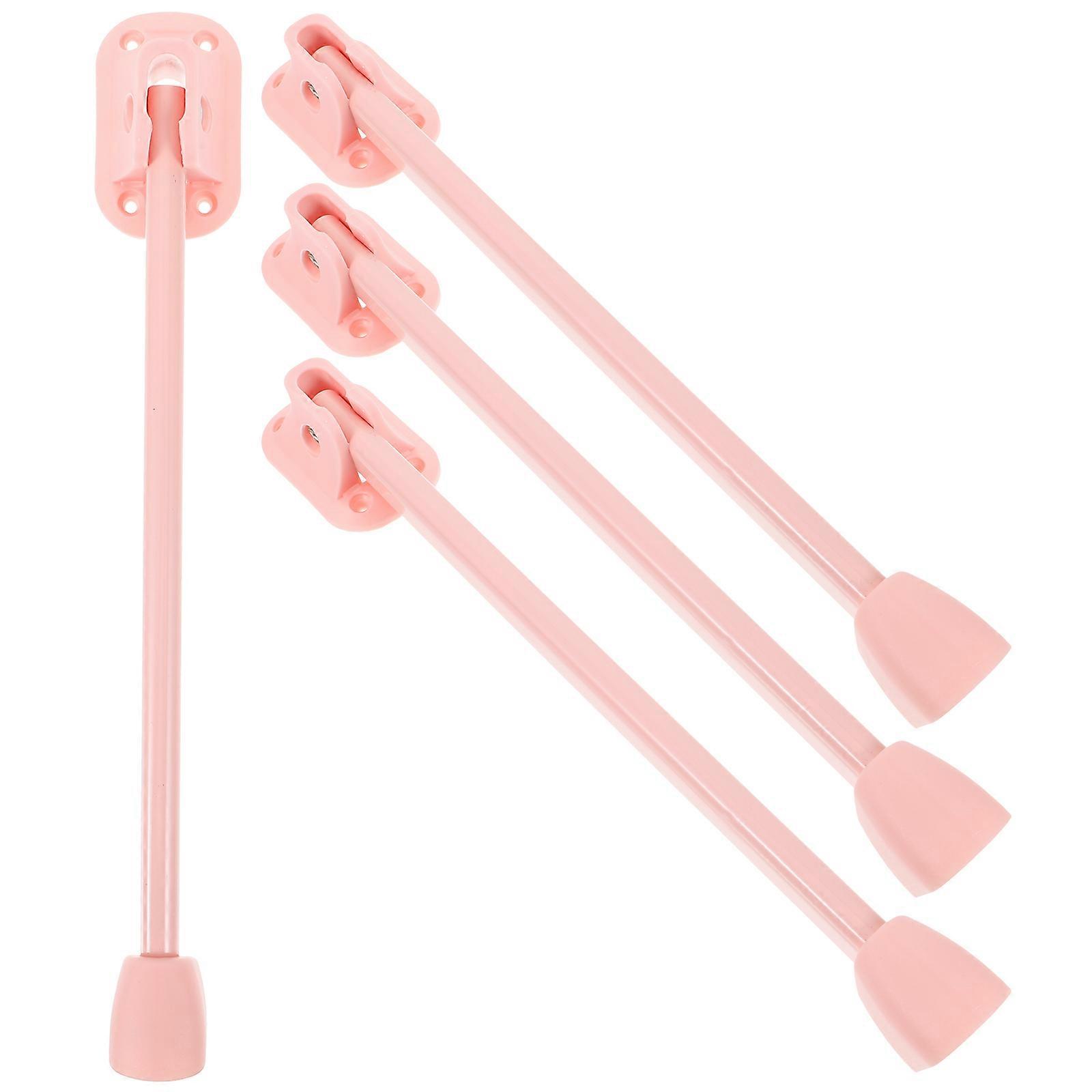 Folding Legs For Desk Foldable Support Legs Portable Laptop Table Replacement Legs Iron Pink 26.50X3.00X2.50CM 4Pcs