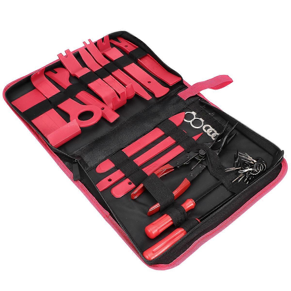 Clip Removal Tools Audio Disassembly Tools Car Audio Equipment Red 30Pcs Multifunctional