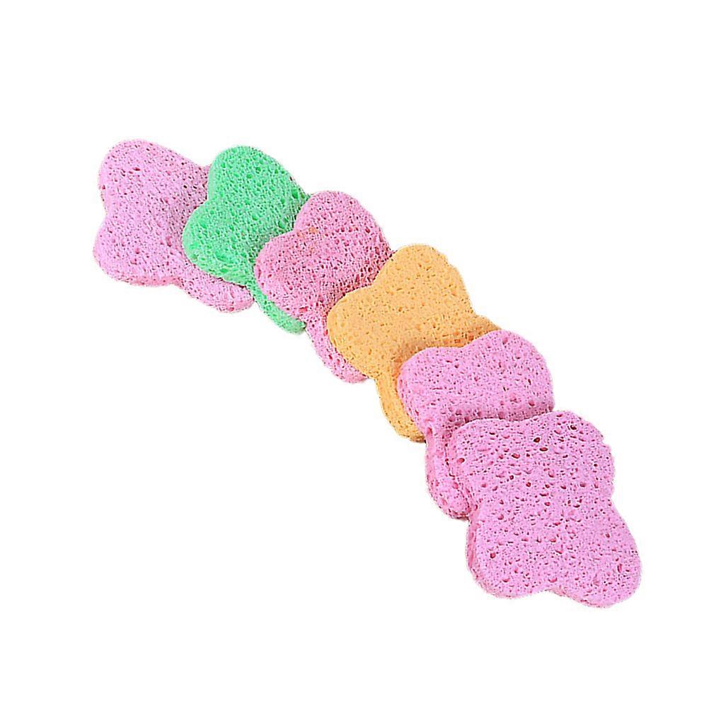 Face Wash Sponge Puff Removing Impurities Brightening Skin Tone Assorted Color 15Pcs