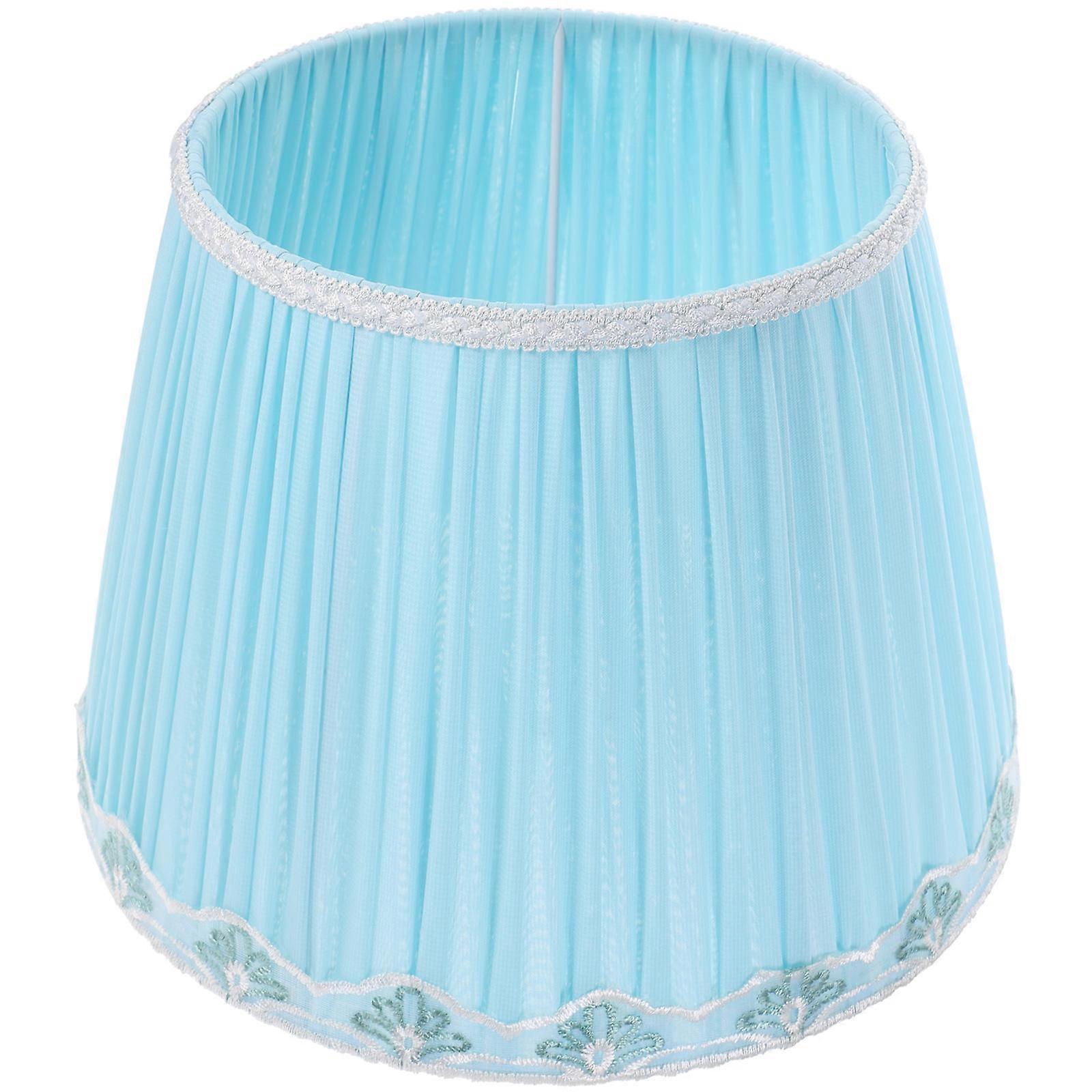 Metal Cloth Small Lampshade Sky-Blue Indoor Light