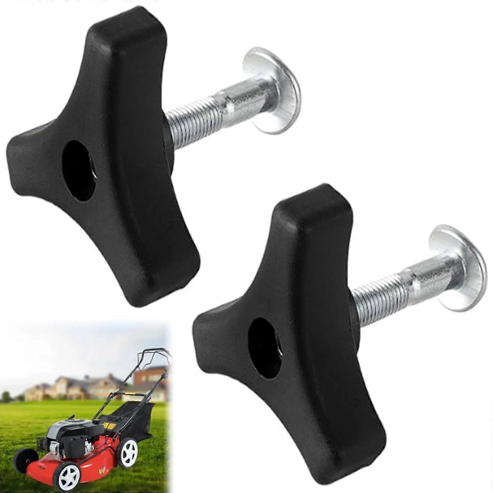 2PC Universal Lawnmower Handle Wing Nut and Screw Wing Nut and Bolt Electric Appliance Part Garden Tools for Lawnmower Machine (Pack of 2)
