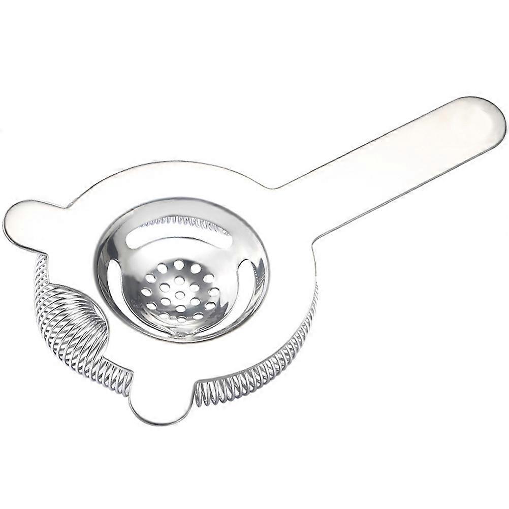 Metal Strainer With Handle Professional Strainer For Food Residue Removal Coffee Shop 1Set
