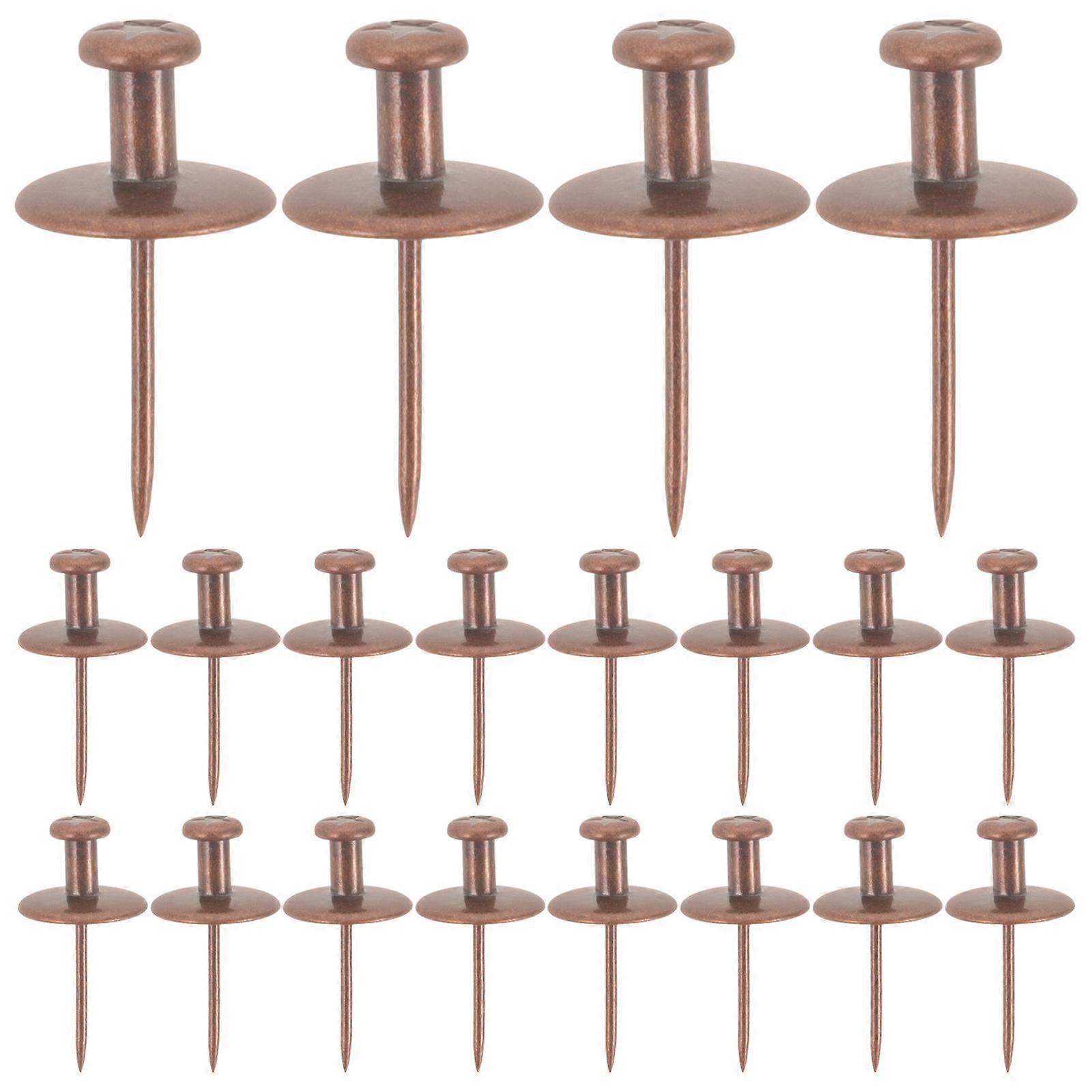 Decorative Thumb Tacks Metal Picture Hanging Tacks Home Decor Simple and Stylish Star-Shaped Zinc Alloy Fixing Documents 20Pcs