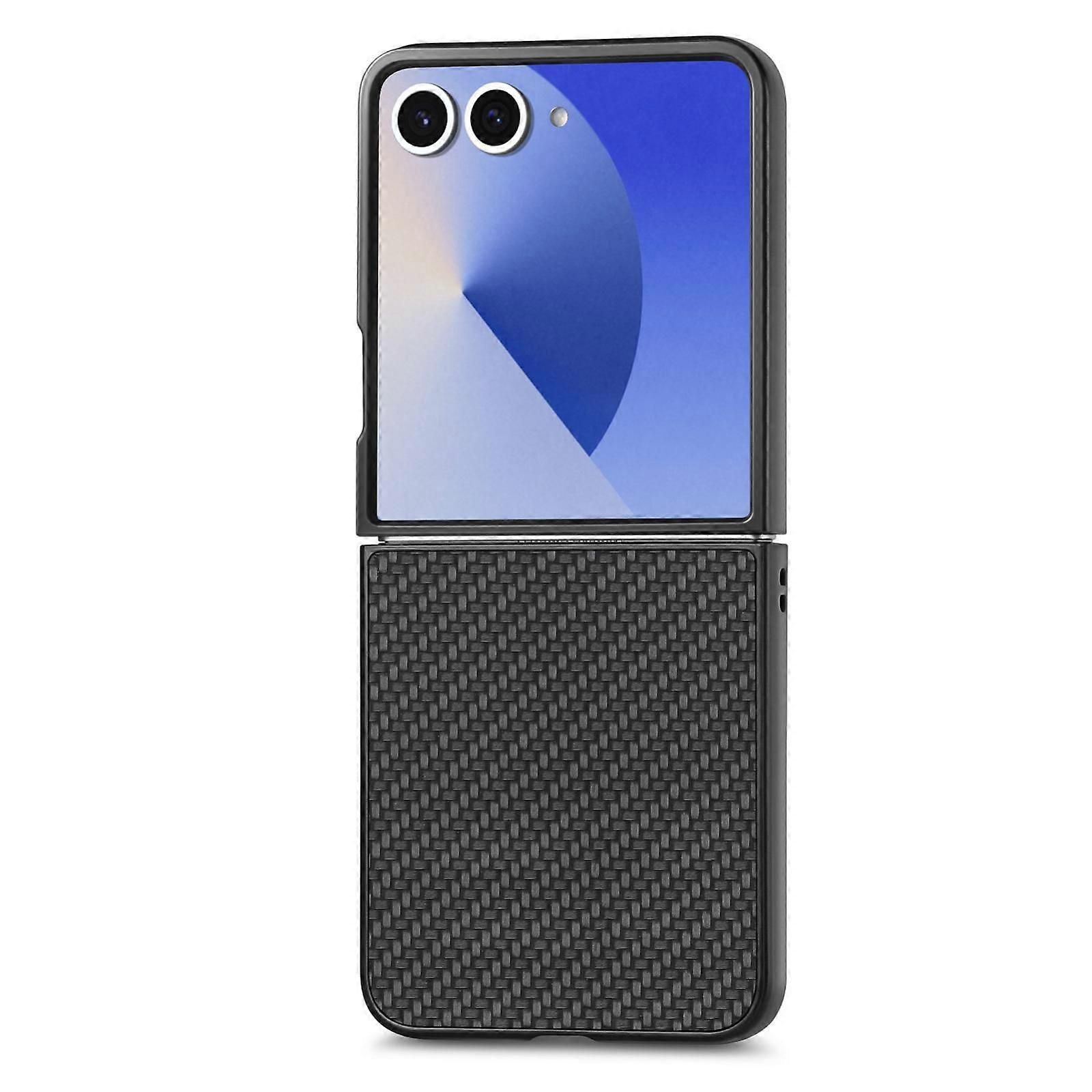 Carbon Fiber Texture Case For Samsung Galaxy Z Flip 7 5G