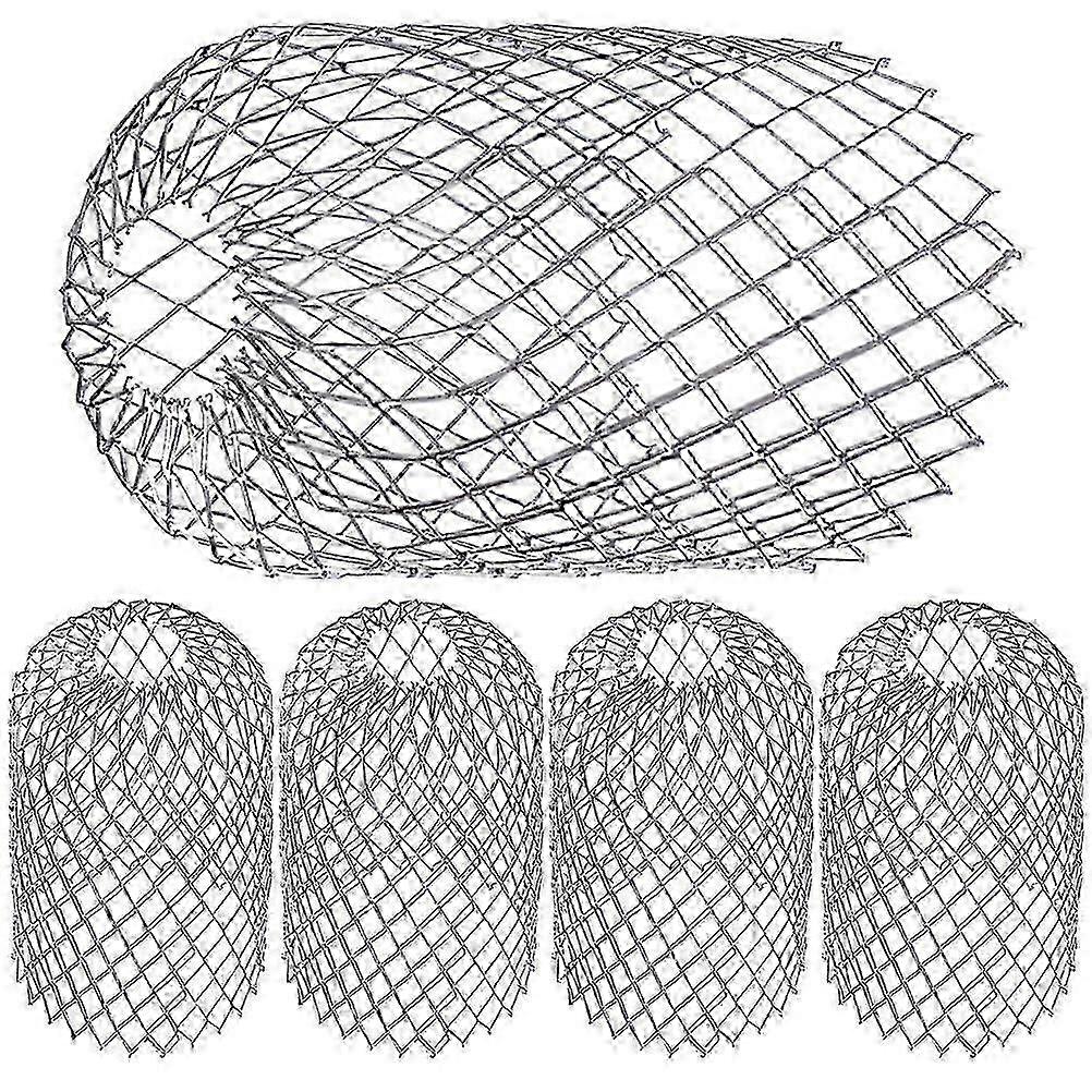 5pcs Stainless Steel Roof Down Pipe Gutter Leaf Guards