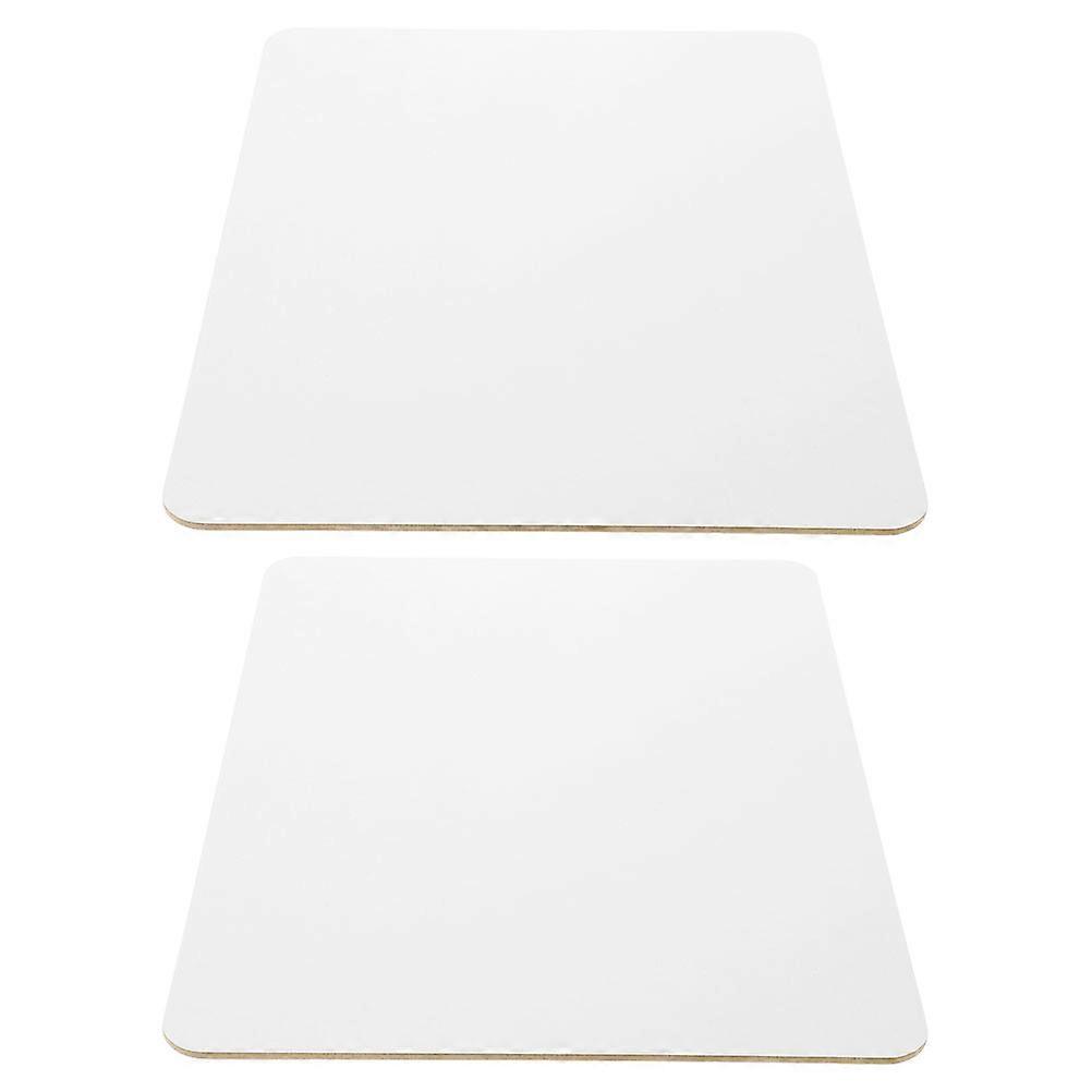 Double Sided Writing Space Dry Erase Lapboard Material for Office Use Professionals 2Pcs