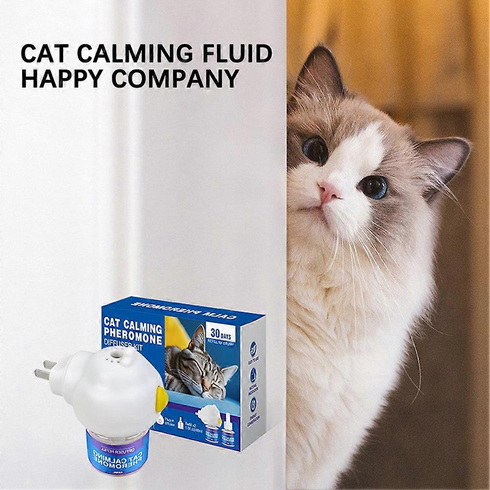View of Cat Calming Pheromones Help Anxiety, Cute Shape Felines Pheromone ...