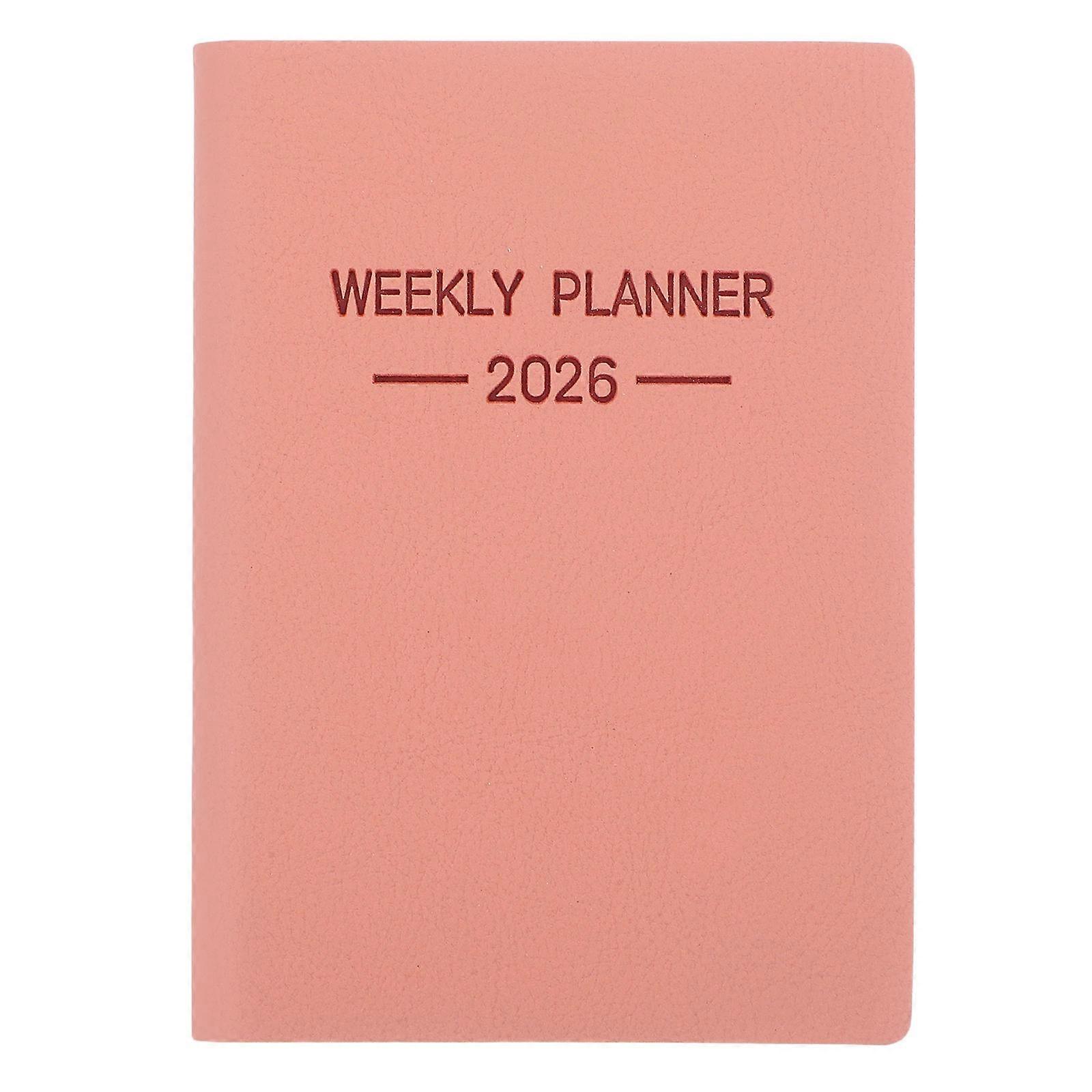 Compact Weekly Monthly Planner – Thick Paper, Portable & Versatile Notebook for Travel, Office, Home & School Use