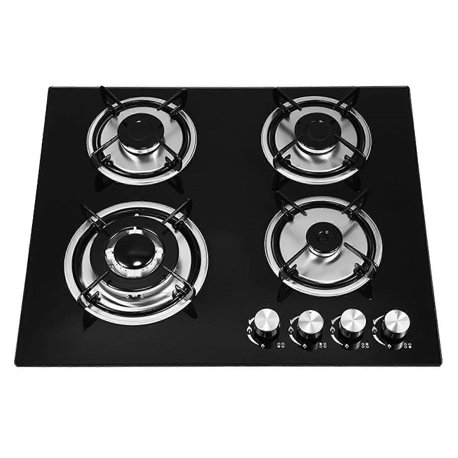 Gas Hob with Automatic Flame Protection Gas Hob 4 Burner Builtin or Freestanding Gas Hob