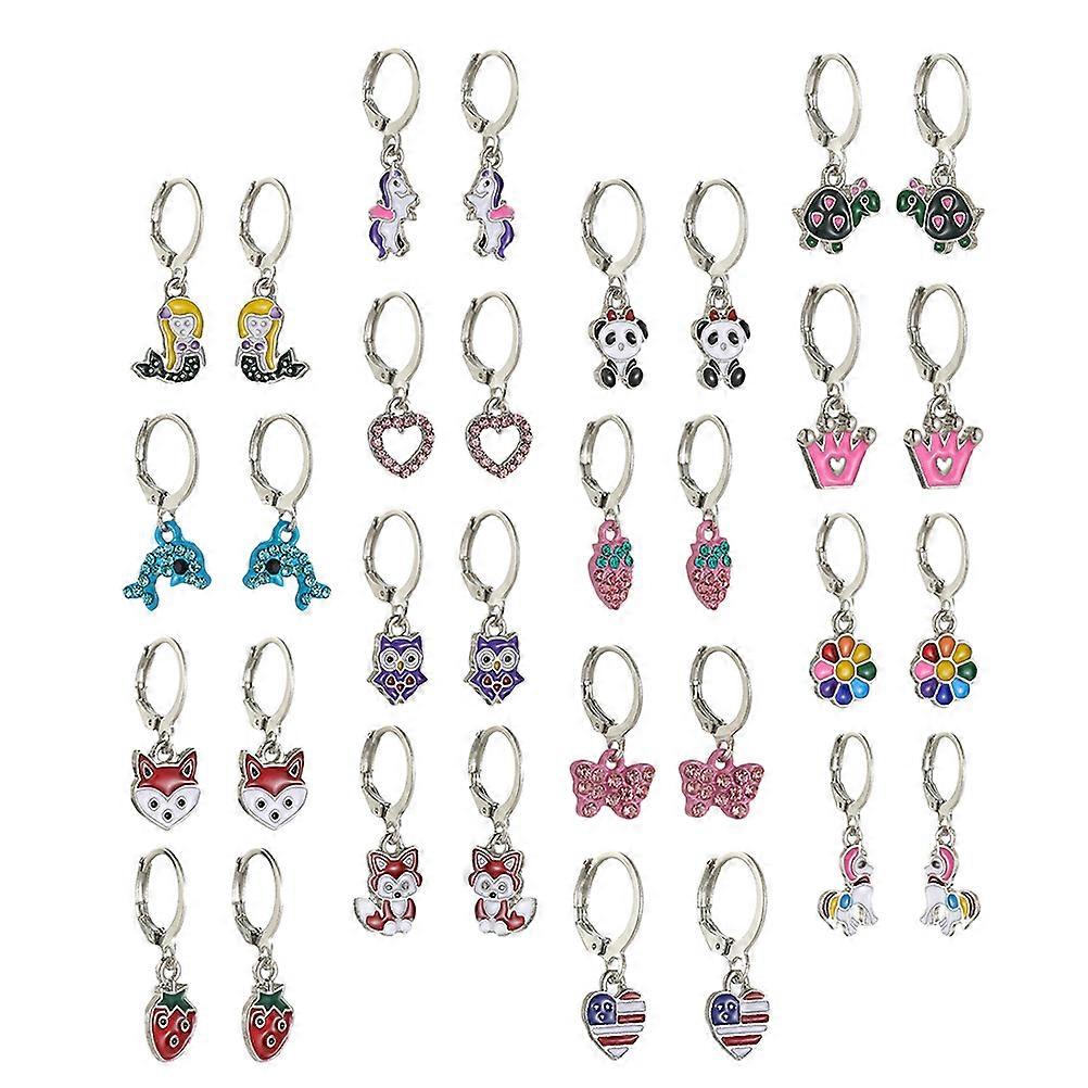 Here's a refined and attractive product description based on your input:
**16 Pairs Animal Alloy Earrings for Women – Stylish Dangle & Drop