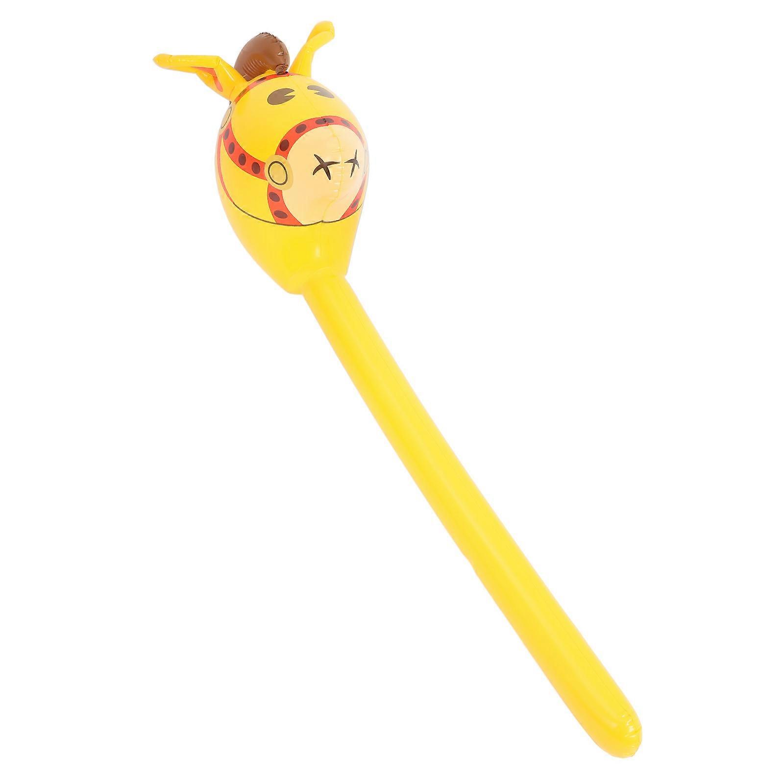 Inflatable Stick Horse For Kids Multi Color 95.00X34.00X7.00CM Cheering Supply 1Pack
