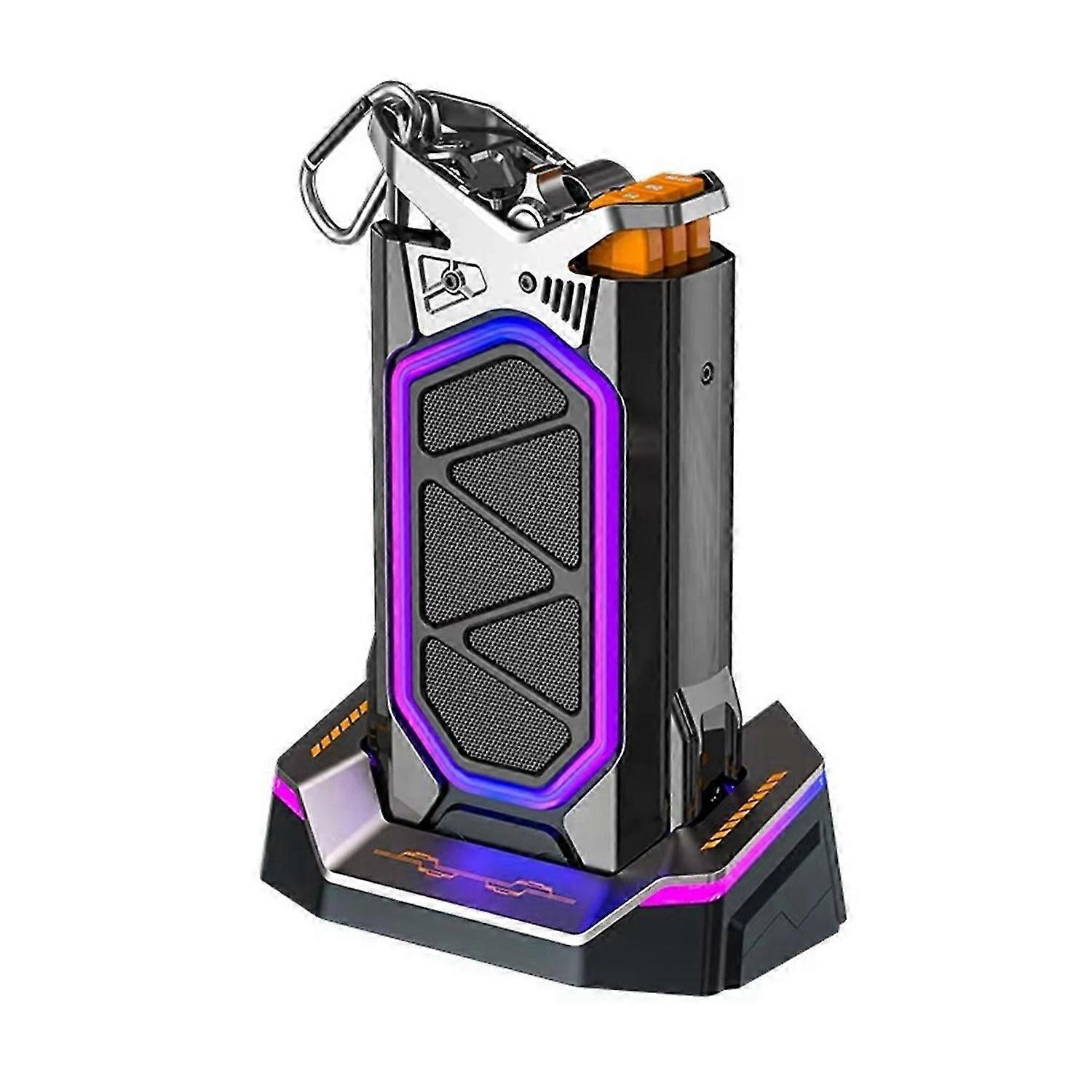 Portable Desktop Bluetooth 5.3 Audio Speaker Mechanical Cyberpunk Karaoke Machine Subwoofer Speaker