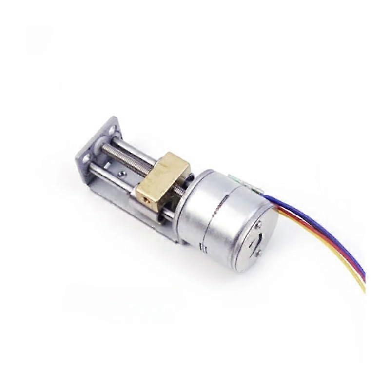 DC12V 20mm Stepper Motor Linear Actuator 2-Phase 4-Wire Copper Nut 22mm Stroke 18 Degree Position Slider