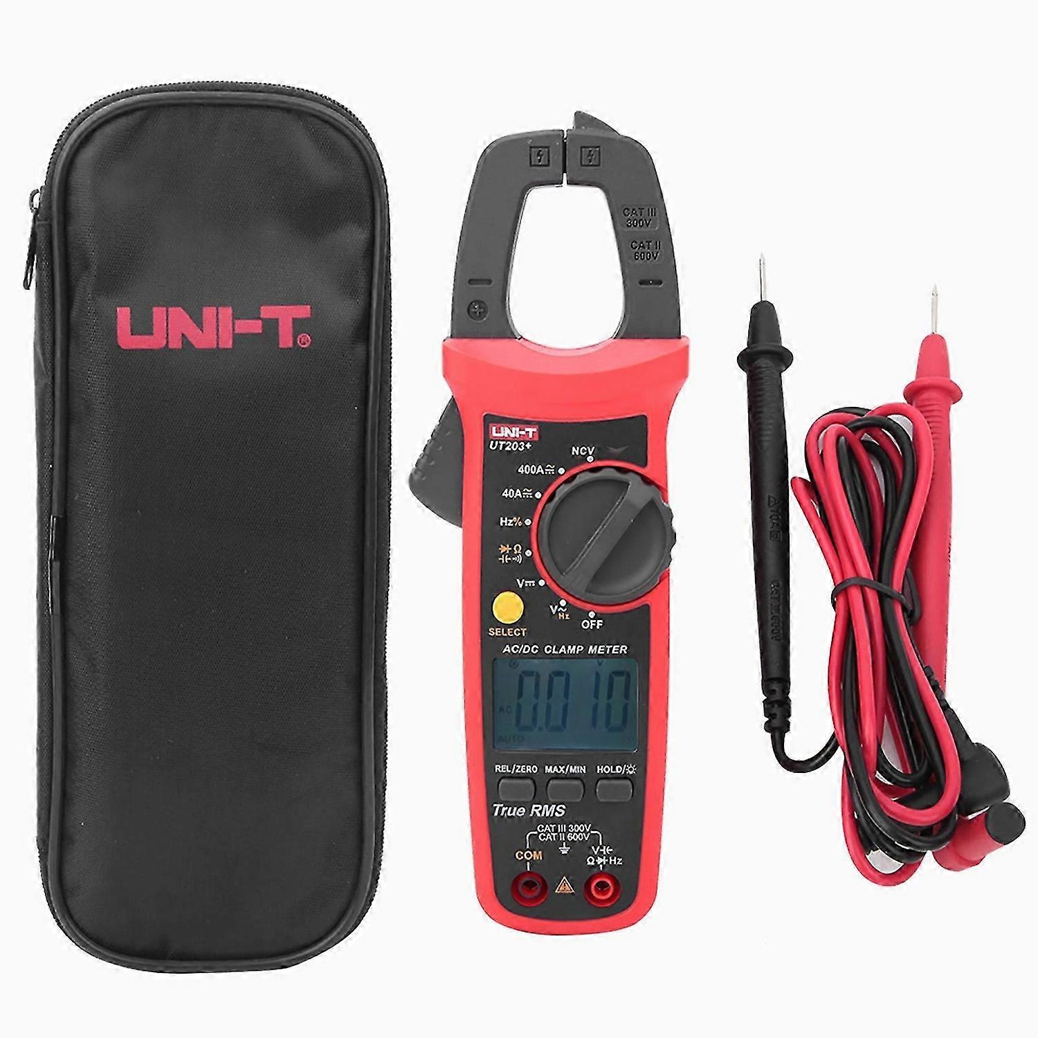 UNi T UT203+ Digital Automatic Range True RMS Clamp Meter with LCD Display