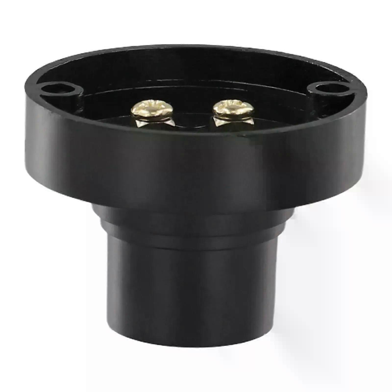 1Pc E14 Lamp Screw Base E14 Round Plastic Light Bulb Lamp Socket Light Bulb Screw Base Holder Edison Screw Socket Holder Adapter