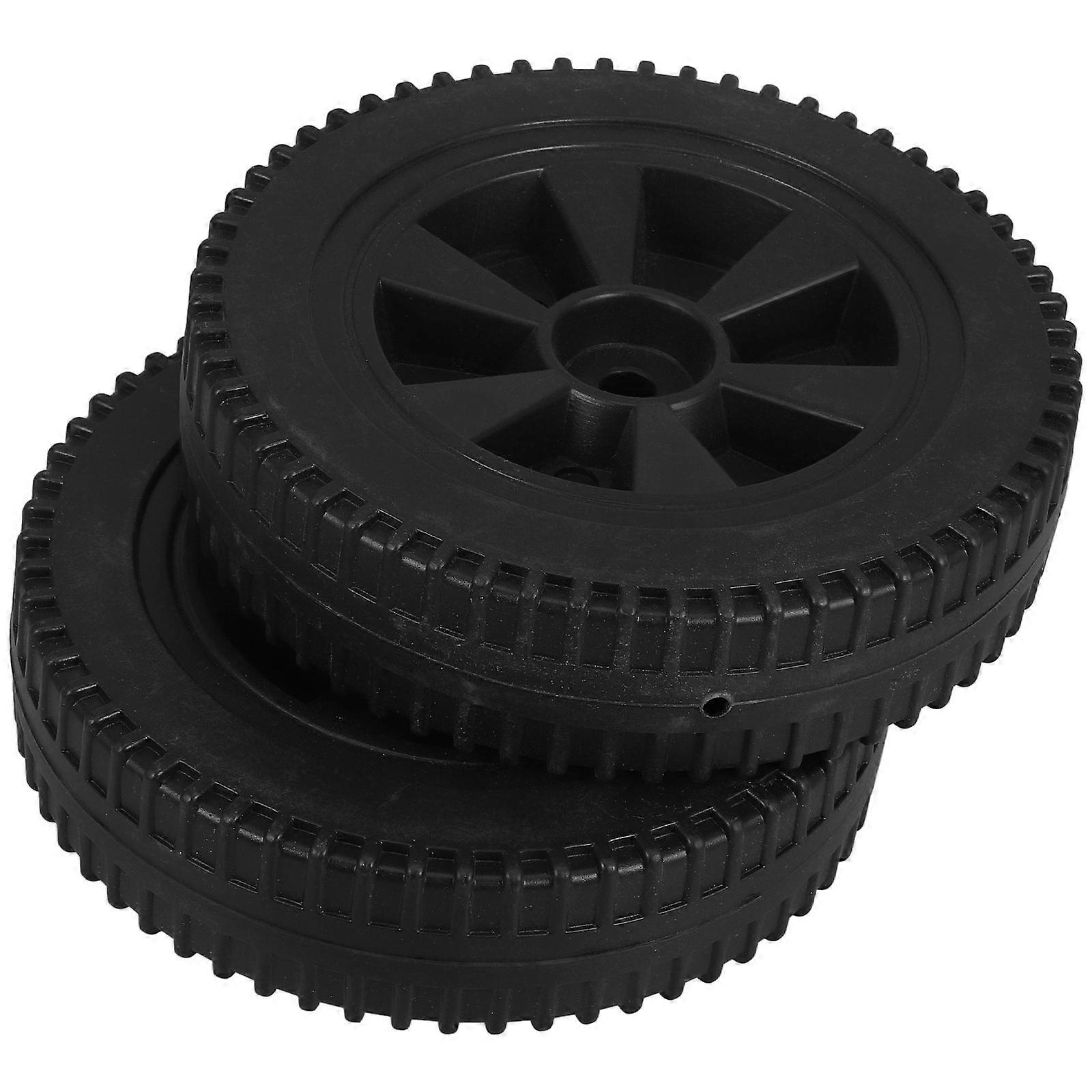 Replacement Wheels For Outdoor Use 6 Inch Round Shape Smooth Mobility 2Pcs