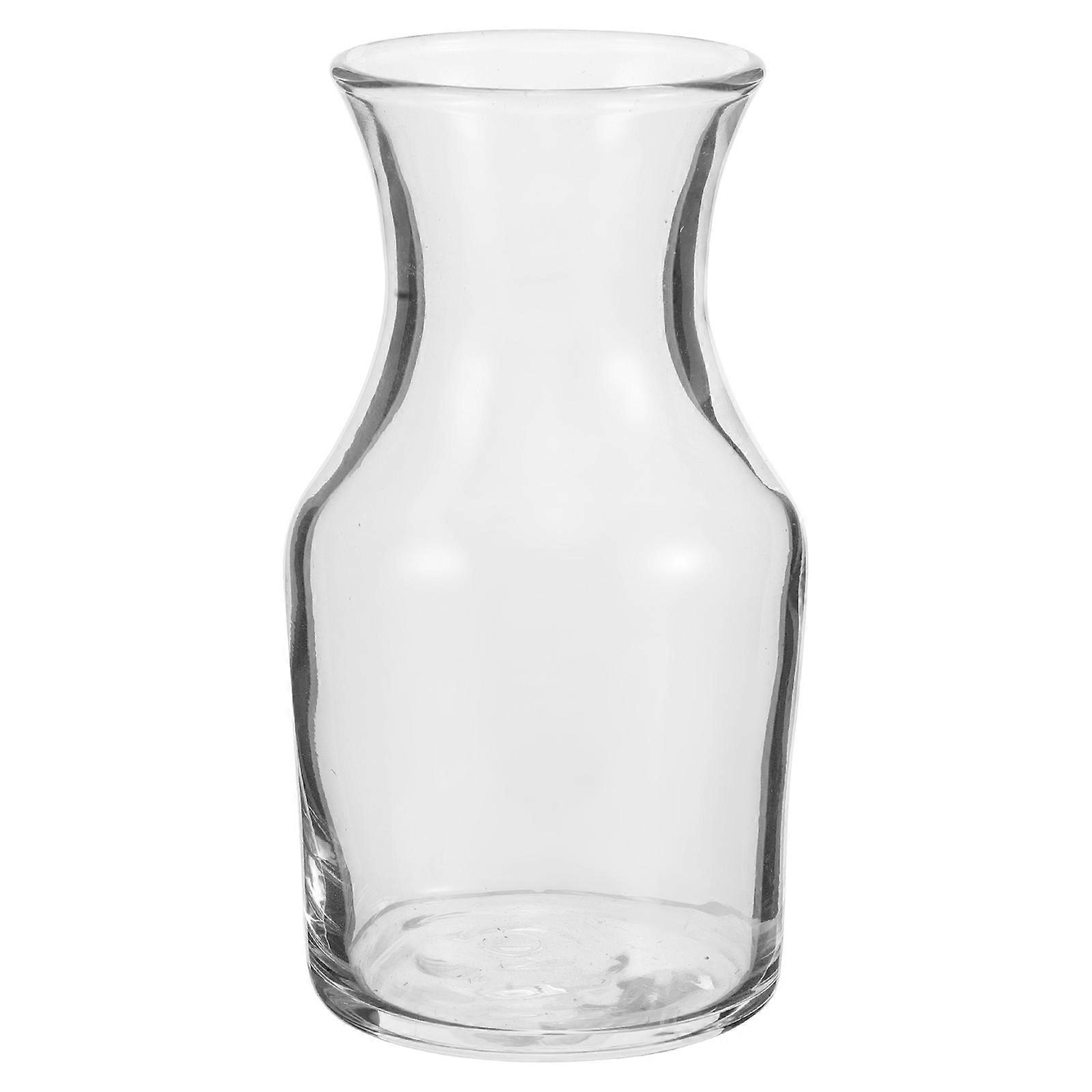 Personal Wine Carafe Glass Single Serve Decanter For Wine Drinking Transparent 1Set