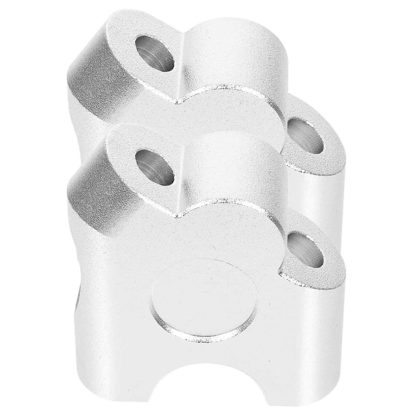 Easy Installation Handlebar Extension Clamp Base Motorcycle Owners Enhanced Safety Feature 2pcs