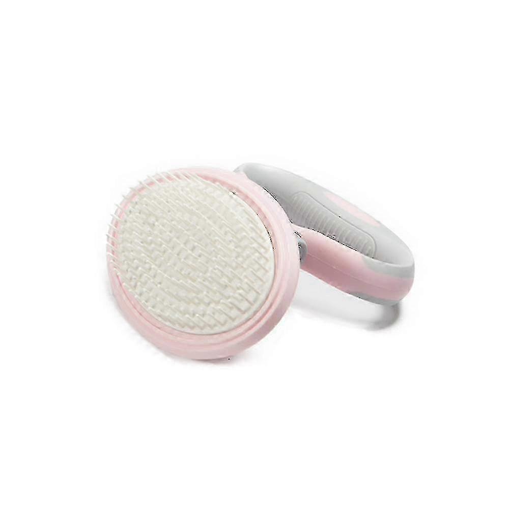 Pet Massage Comb, Durable Cat Grooming Brush for Bathing (Pink)