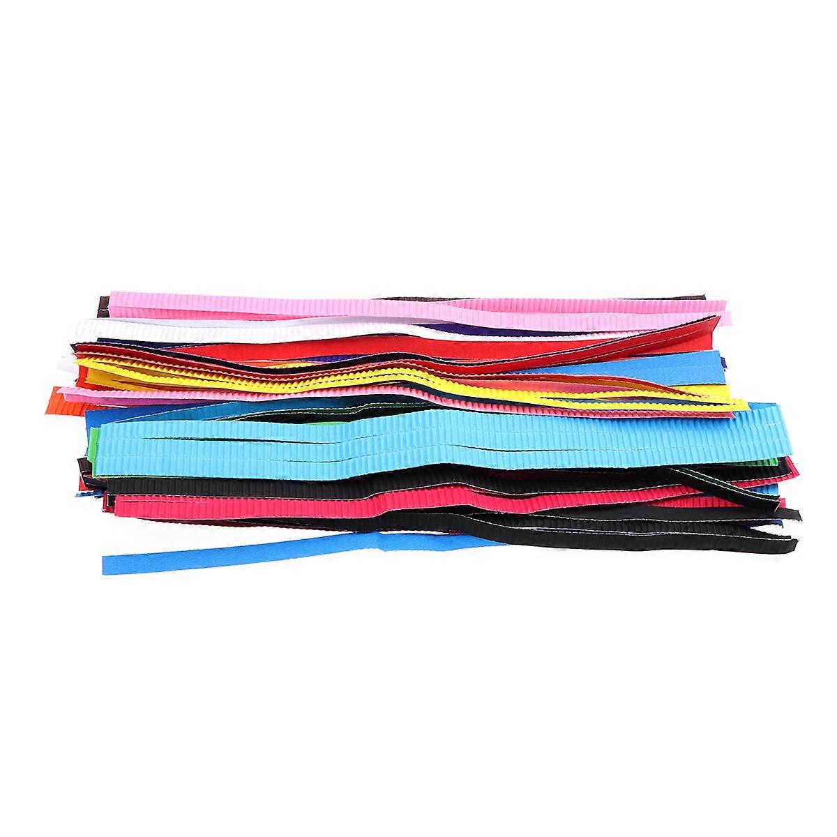 Colored Paper Hand Craft Paper Strips for Handwork 60Pcs Assorted Colors
