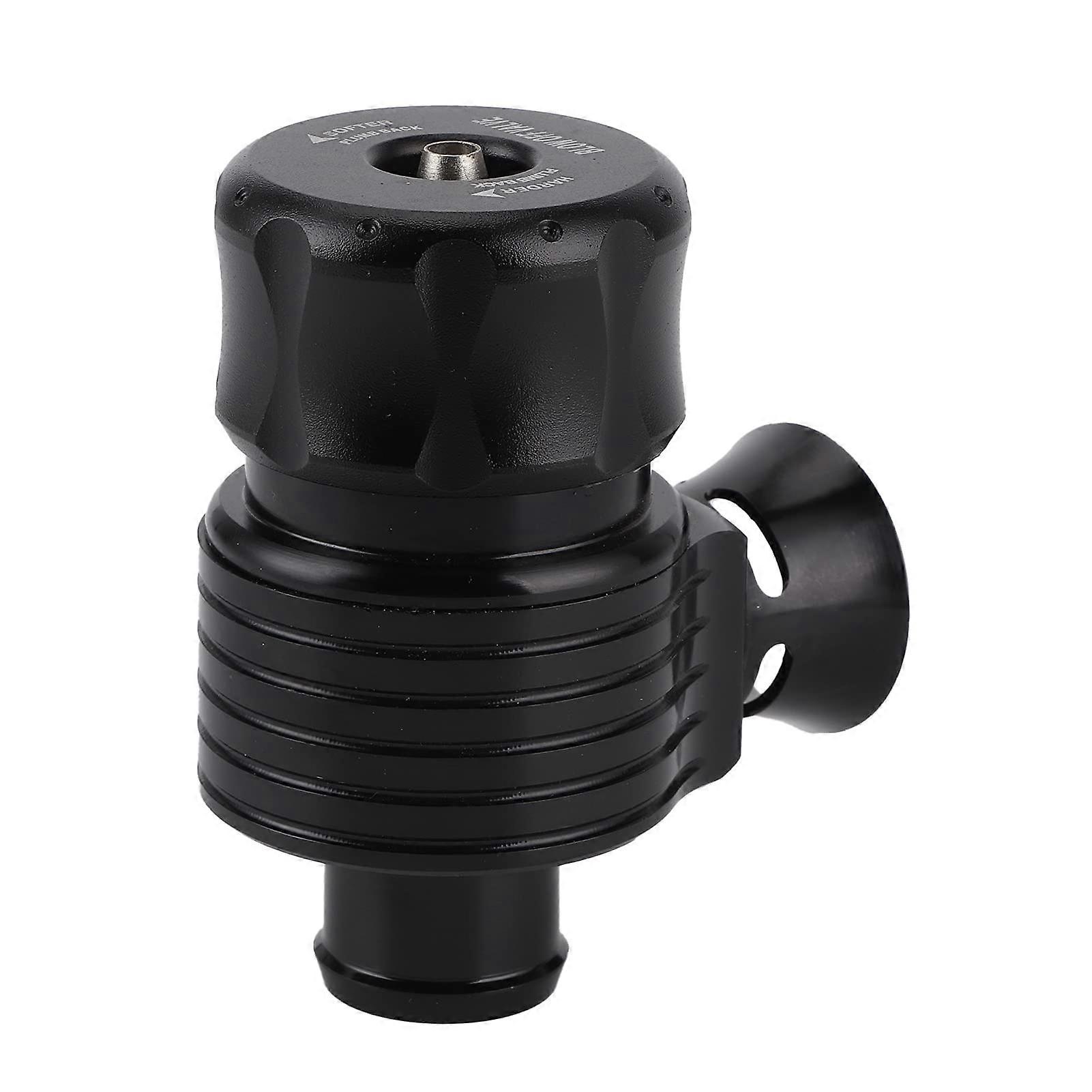 Turbo Diverter Blow-Off Valve Kit With Adjustable Torsion, 25mm, Black, 1 Inch Port, BOV For 1.8T 20V And 2.7T Bi-Turbo