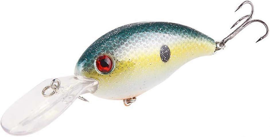 3D Eyes Crankbait Fishing Lure for Bass with Sharp Hooks, Durable Hard Bait Tackle for Fly Tying Equipment