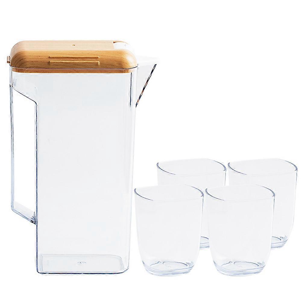 Water Kettle Clear Teapot Easy to Clean AS Material Home Dinner Parties 1600ml 1Set