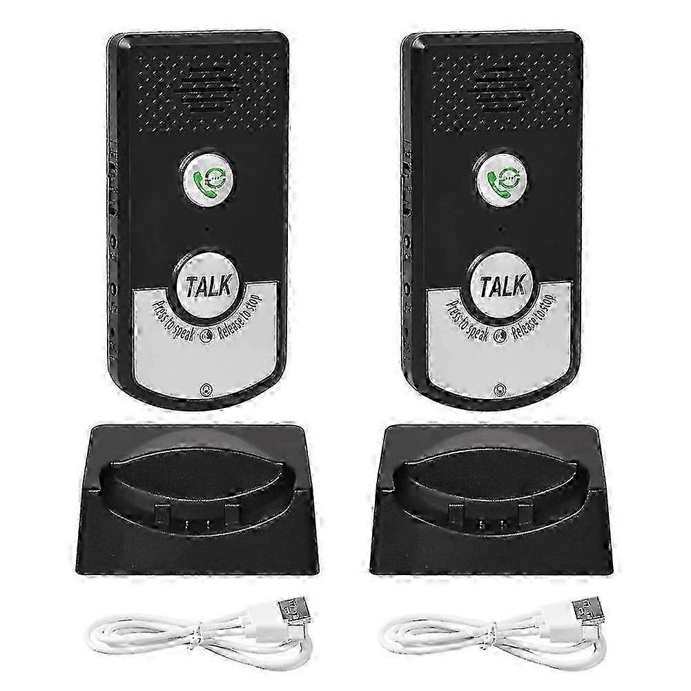 Wireless Intercom Voice Monitor Reminder Smart Two-Way Intercom Suitable for Home Hospital Hotel hwy
