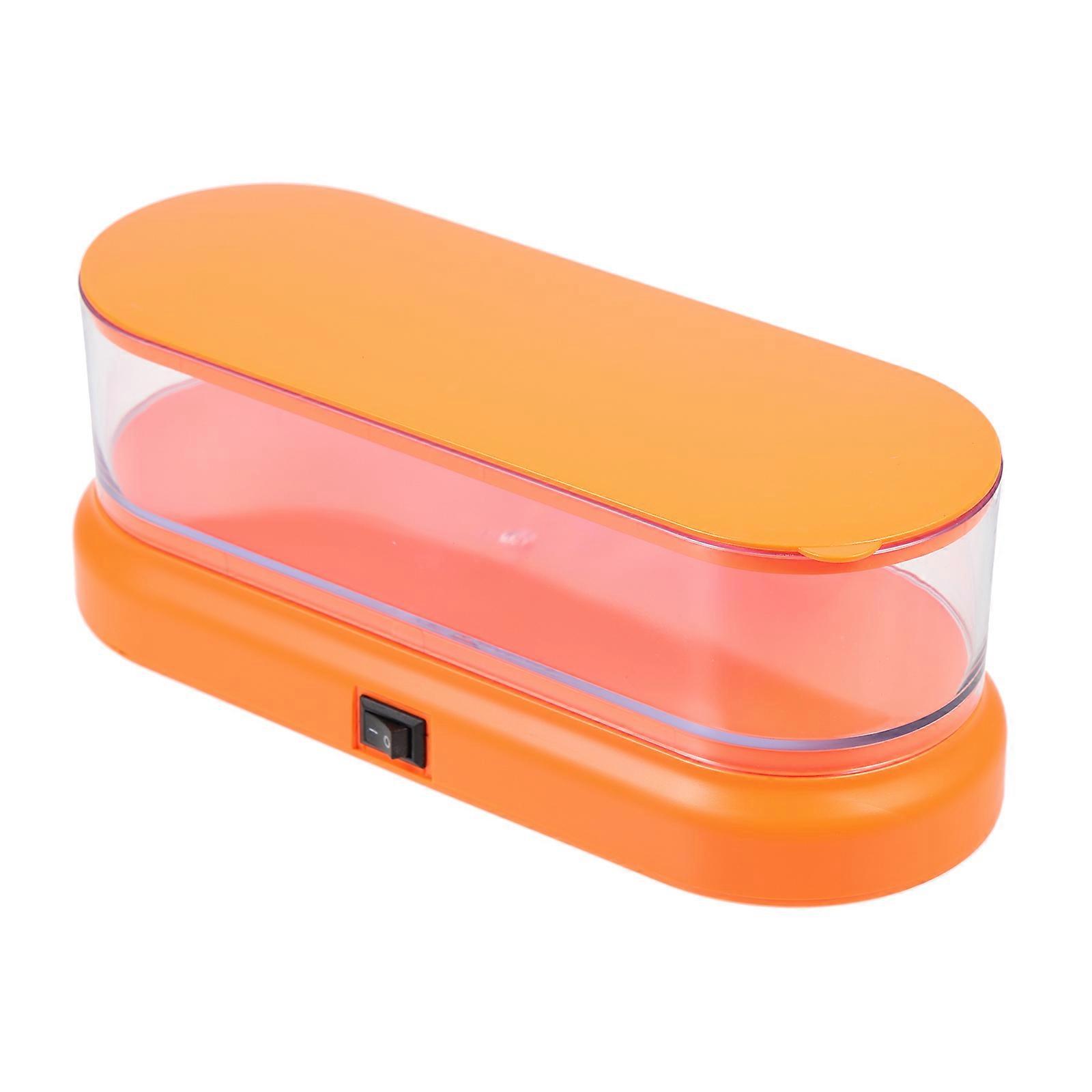Ultrasonic Eyeglasses Cleaner Compact Jewelry Cleaning Box for Watches and Electronics High Frequency Vibration for Deep Cleaning at Home