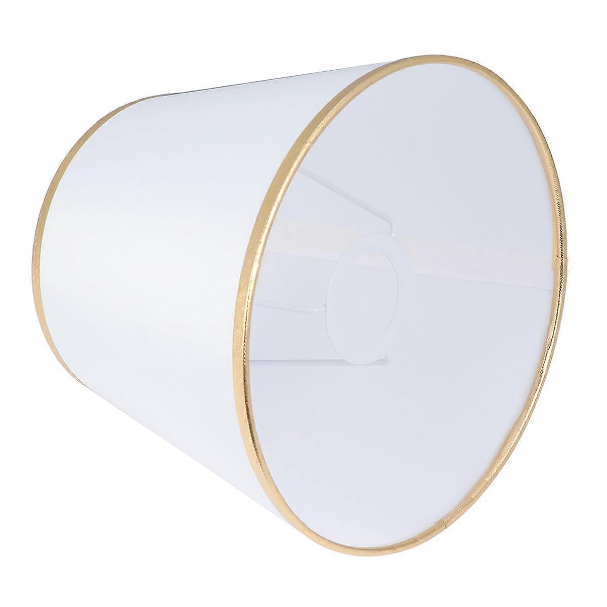 Golden Cloth Lamp Shade for Warm Atmosphere and Dust Protection Suitable for Bedroom Lamp Use 1pc