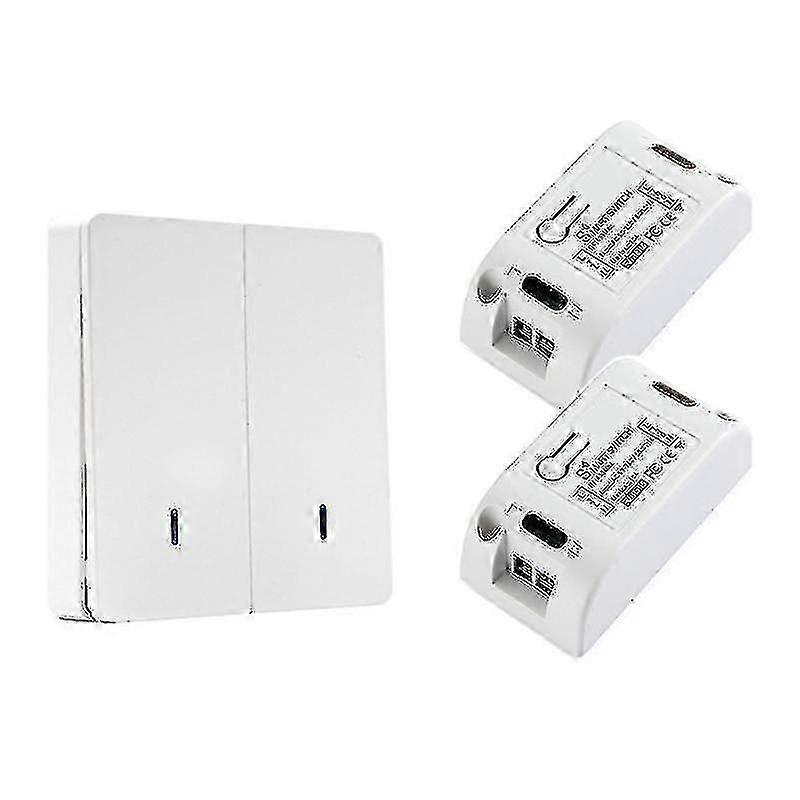 Wireless Light Switch And Receiver Kit For Led Bulbs, Ceiling Lights,lamps