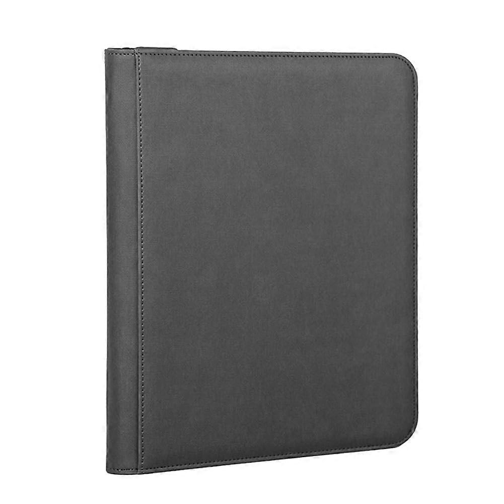 Side Loading Binder Game Zipper Card Album with 360 Fixed Pocket Pages for Trading Cards, 3-Ring, Durable Material