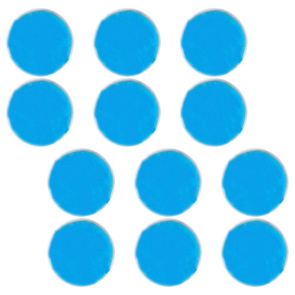 Compact Ice Packs Reusable Heat Pack Fever Muscle Spasms Refrigerator Use Microwavable Washable Blue 12Pcs