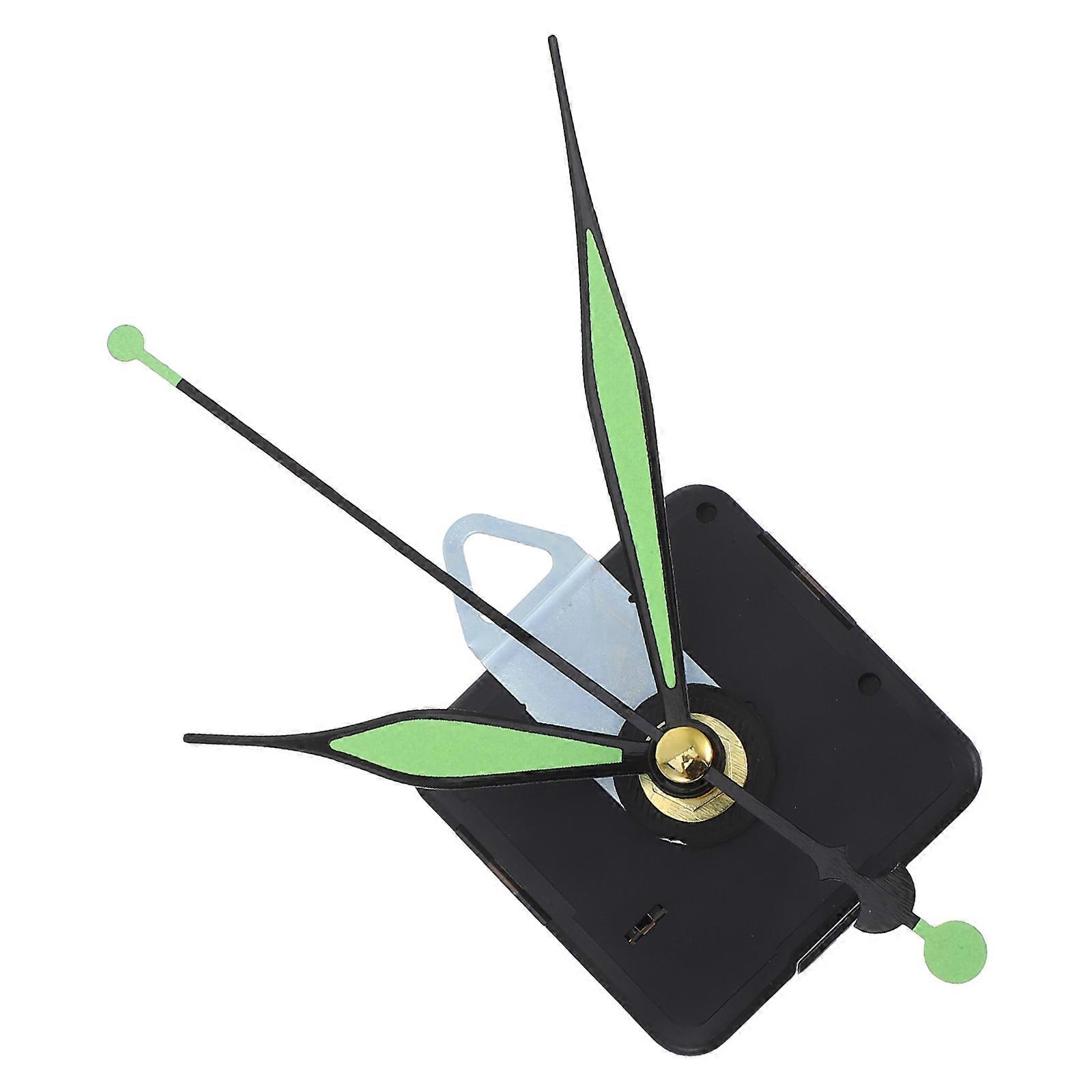 Glowing Clock Hands Silent Mechanism Kit Easy Installation Unique Design for Home Office School Decoration