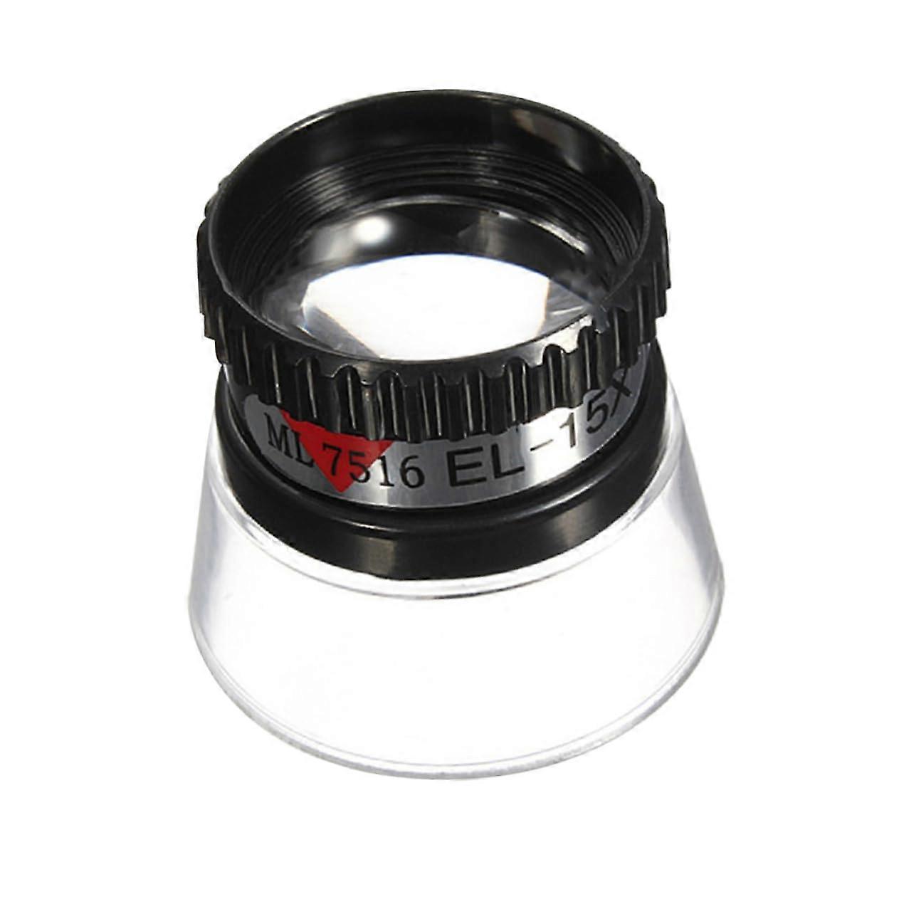 Cylindrical Magnifying Glass with Fanshaped Magnification, Practical Reading Magnifier for Precision Work