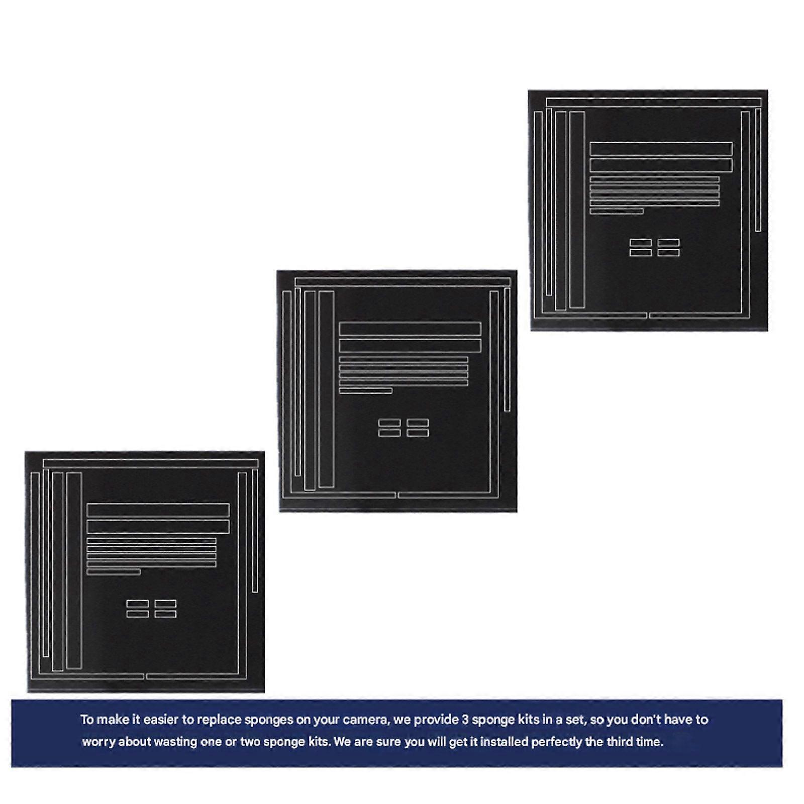 カスタムライトシールキットは、マミヤM645 / M645 J / M645 1000Sフィルムカメラスポンジに適合します