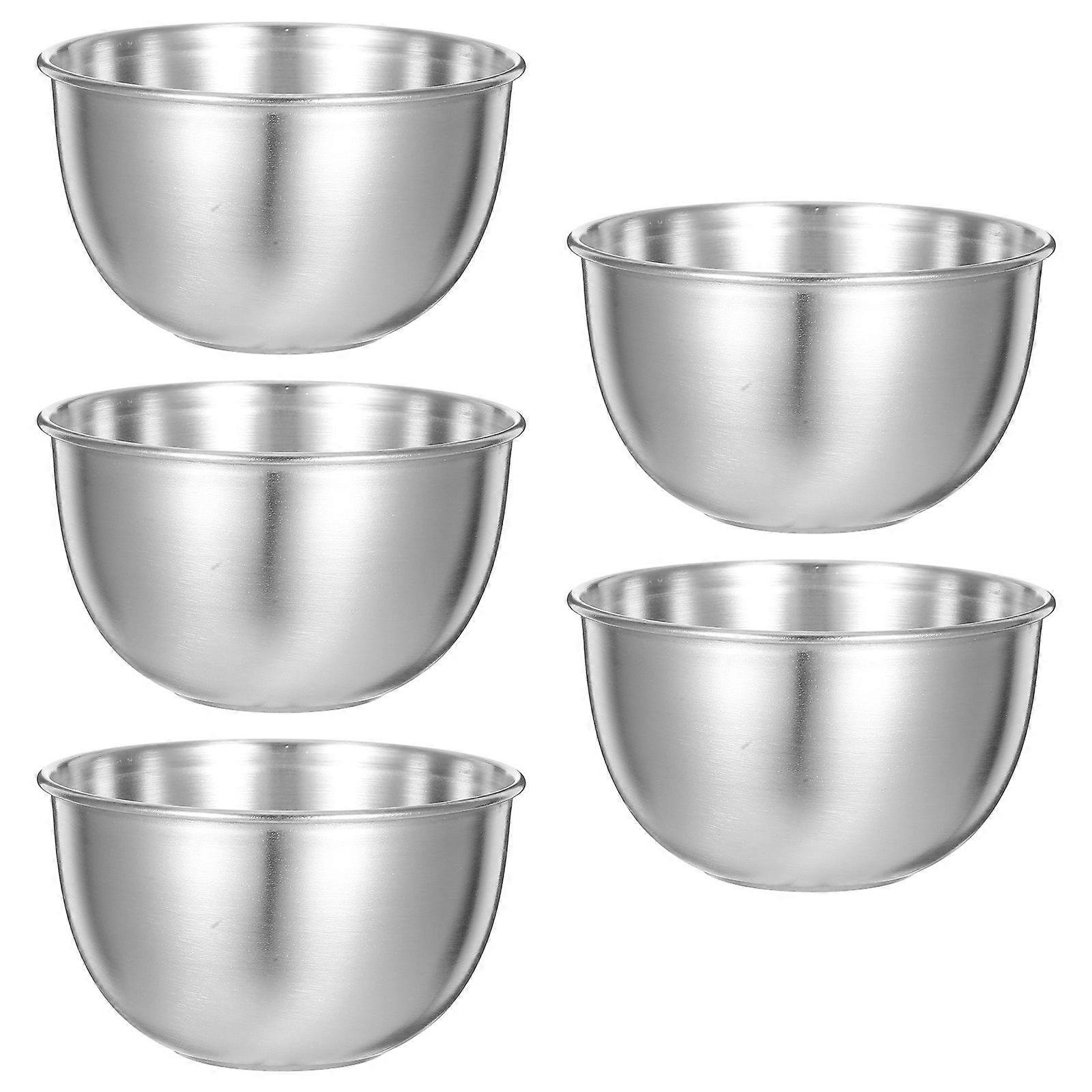 Food-Grade Stainless Steel Dipping Sauce Cups Modern Elegant Appearance Condiment Holder Silver 3.3×3.3×1.9in 5Pcs