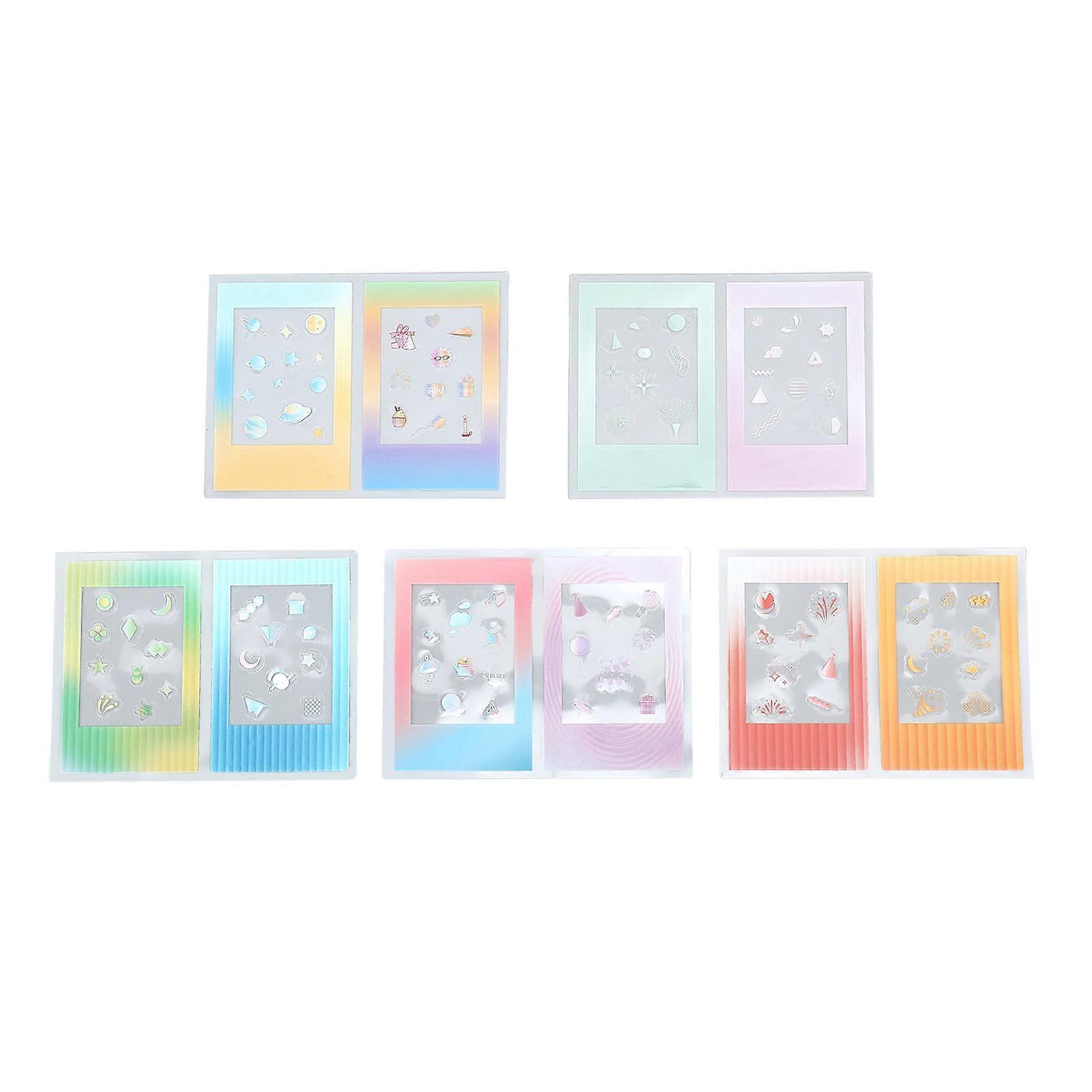 10Pcs Photo Frame Sticker Versatile DIY Scrapbook Sticker for Diary Notebook Photo Album Style 1