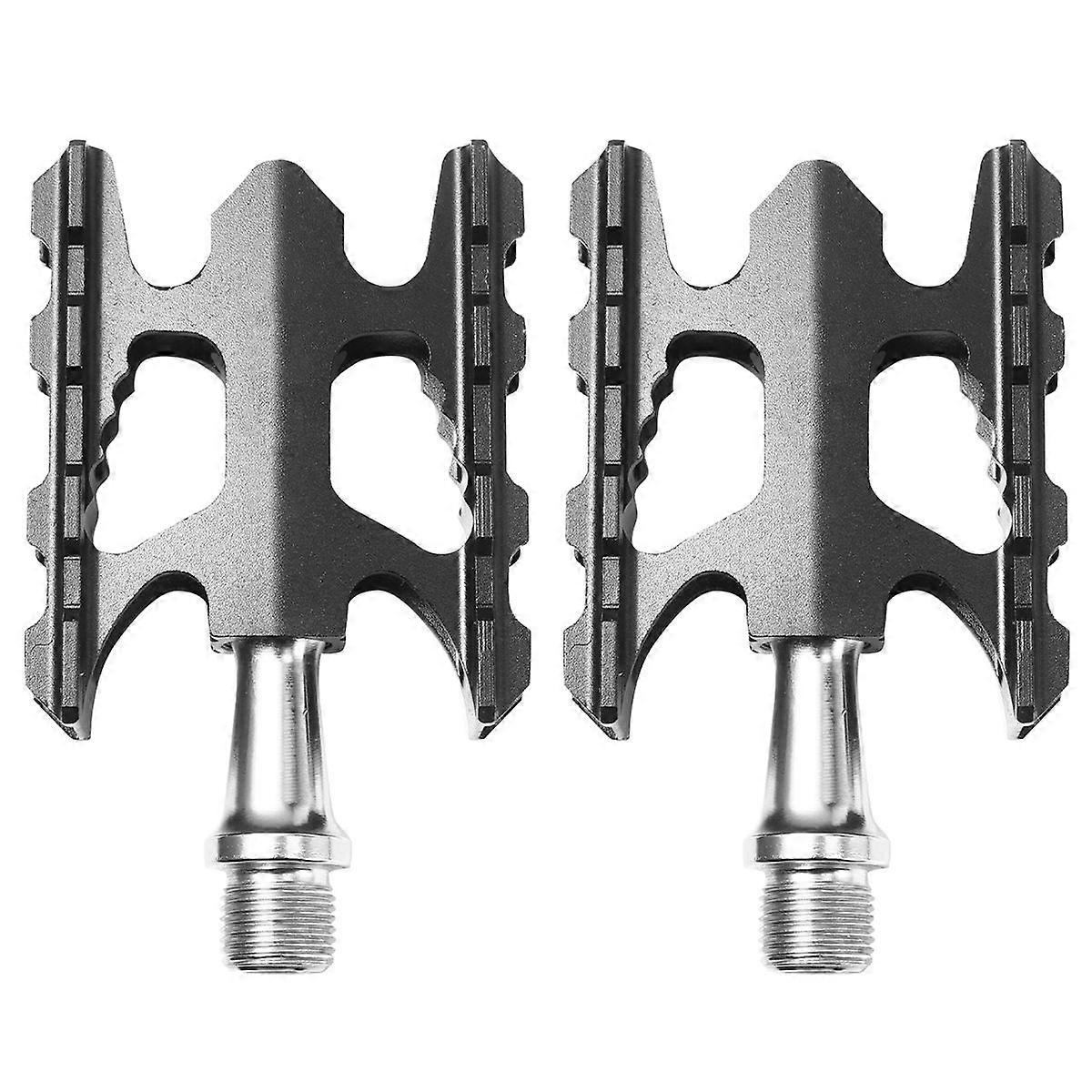 Ultralight Bike Pedal Made of Aluminium Alloy for Comfortable Riding and Easy Installation Black