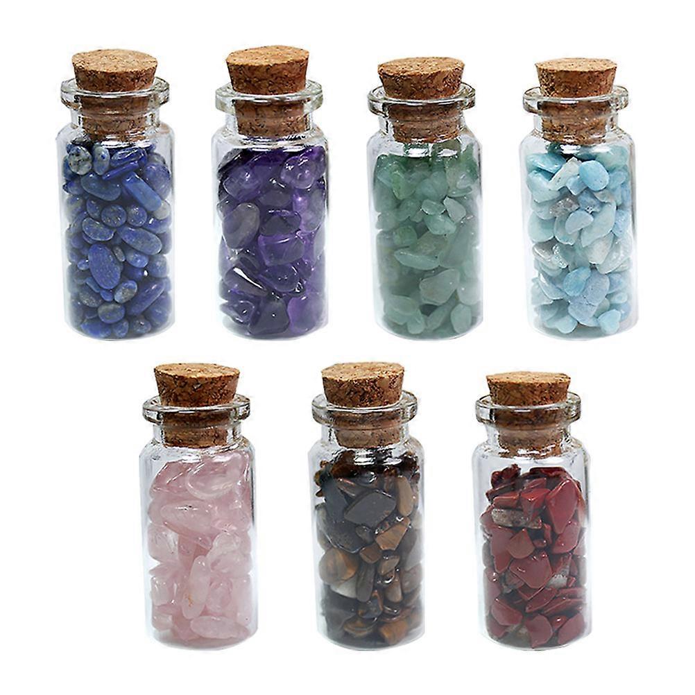 Natural Crystal Gemstone Chips for DIY Jewelry Making – Assorted Stones for Wishing Bottles, Crafts & Home Decoration (Includes Amethyst)