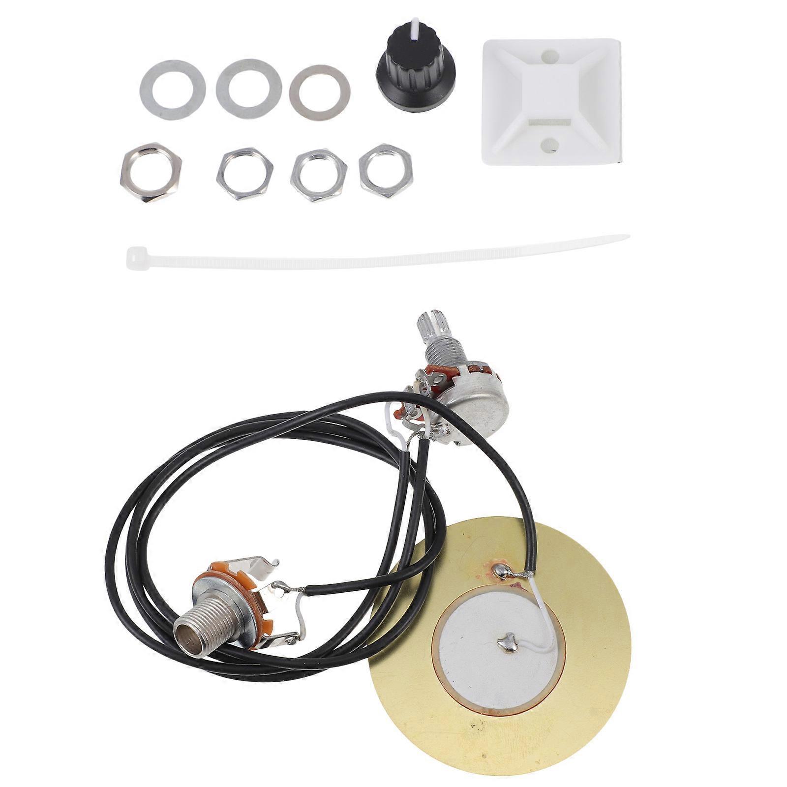 Guitar Pickup Set with Workmanship for Acoustic Guitar Use Assorted Color