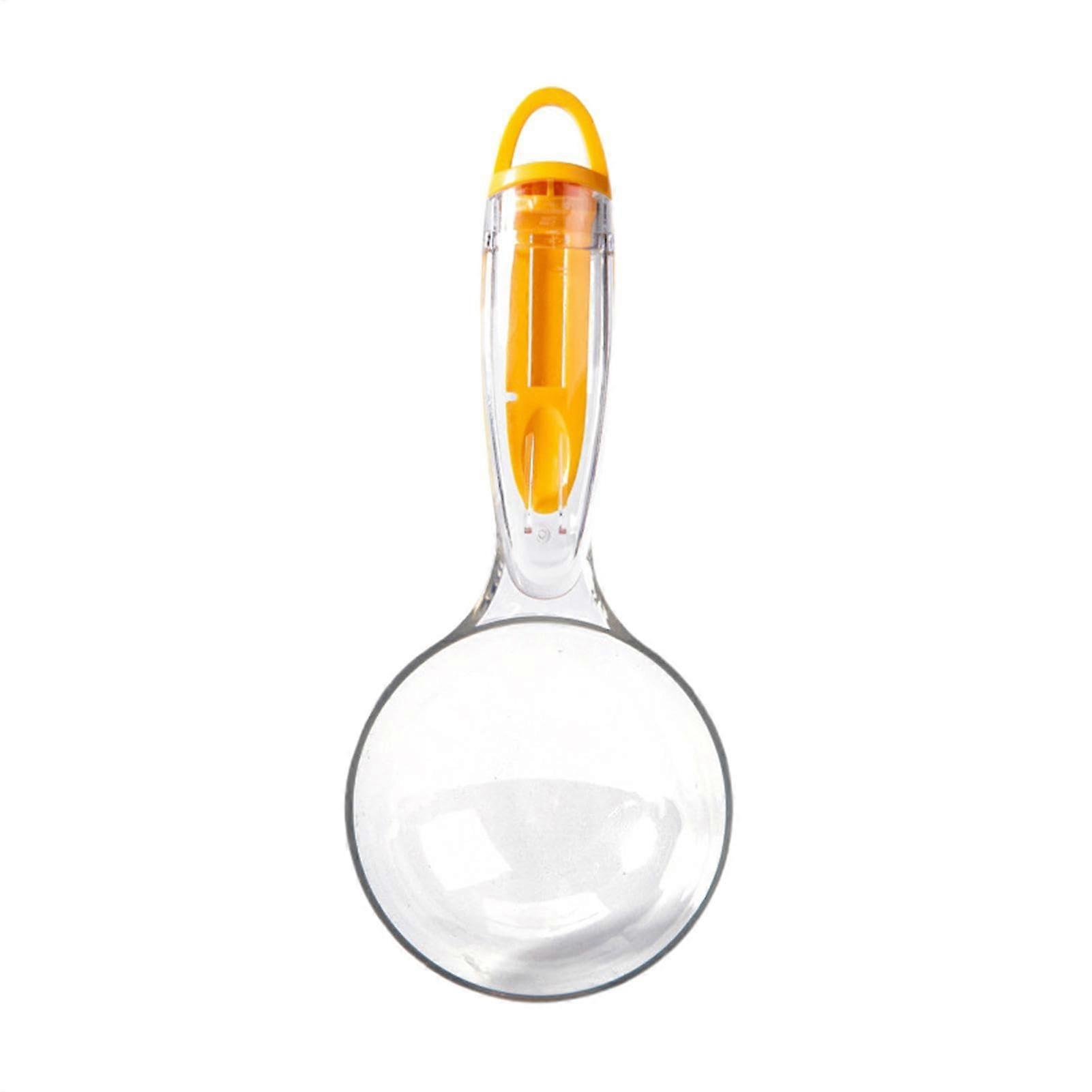 Cat spoon for goodies, pet food scoop – easytogrip food container with a locking clip – 200 ml for pets