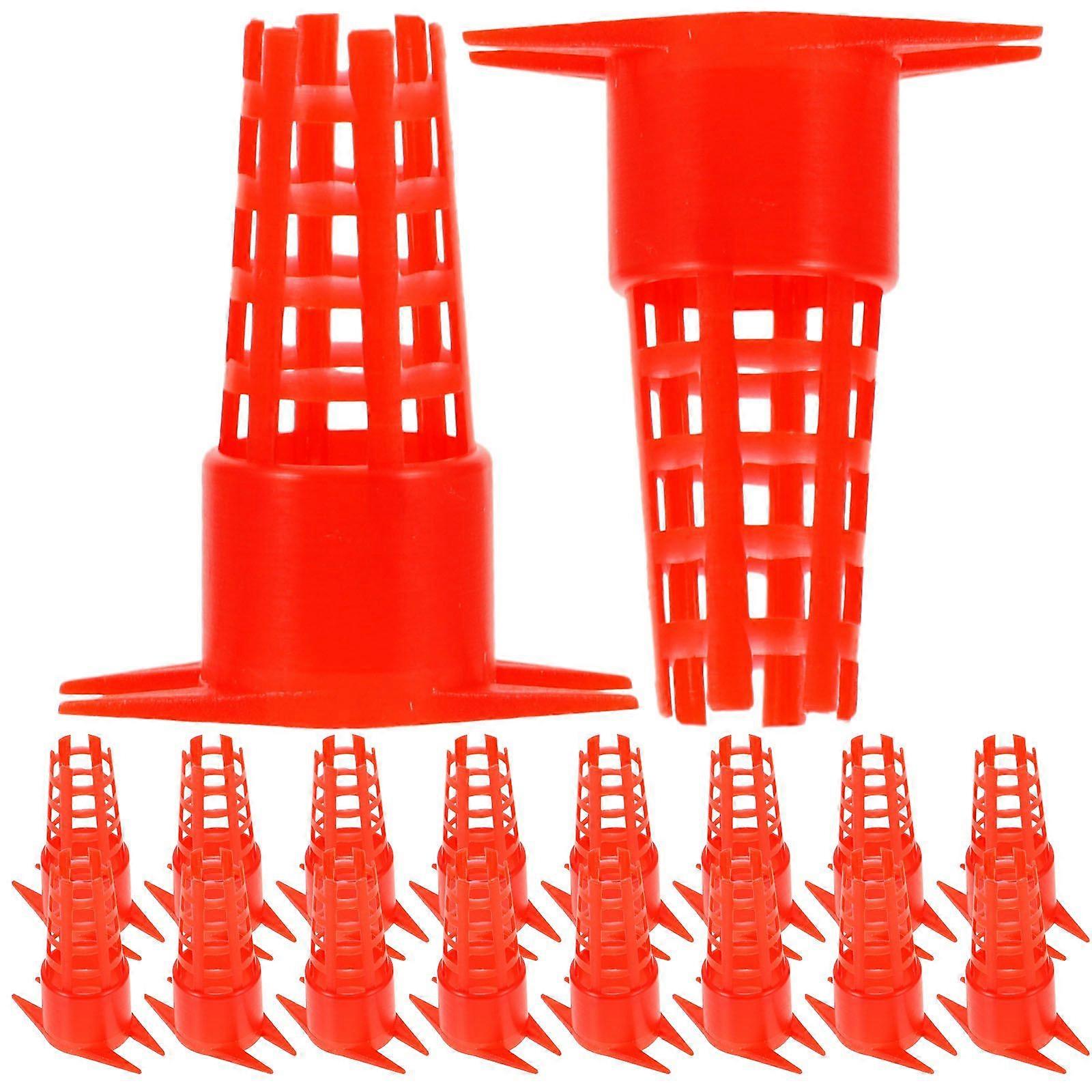 20pcs Queen-bee Cages Plastic Bee Breeding Cages Queen-bee Rearing Tools Beekeeping Tools