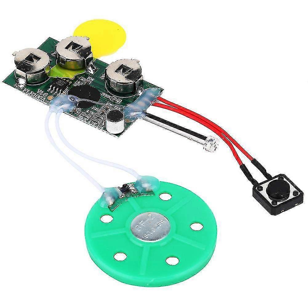 Module de carte de vœux enregistrable bricolage avec puce sonore vocale sensible à la lumière - fonction de lecture en boucle de 4 minutes pour des salutations créatives